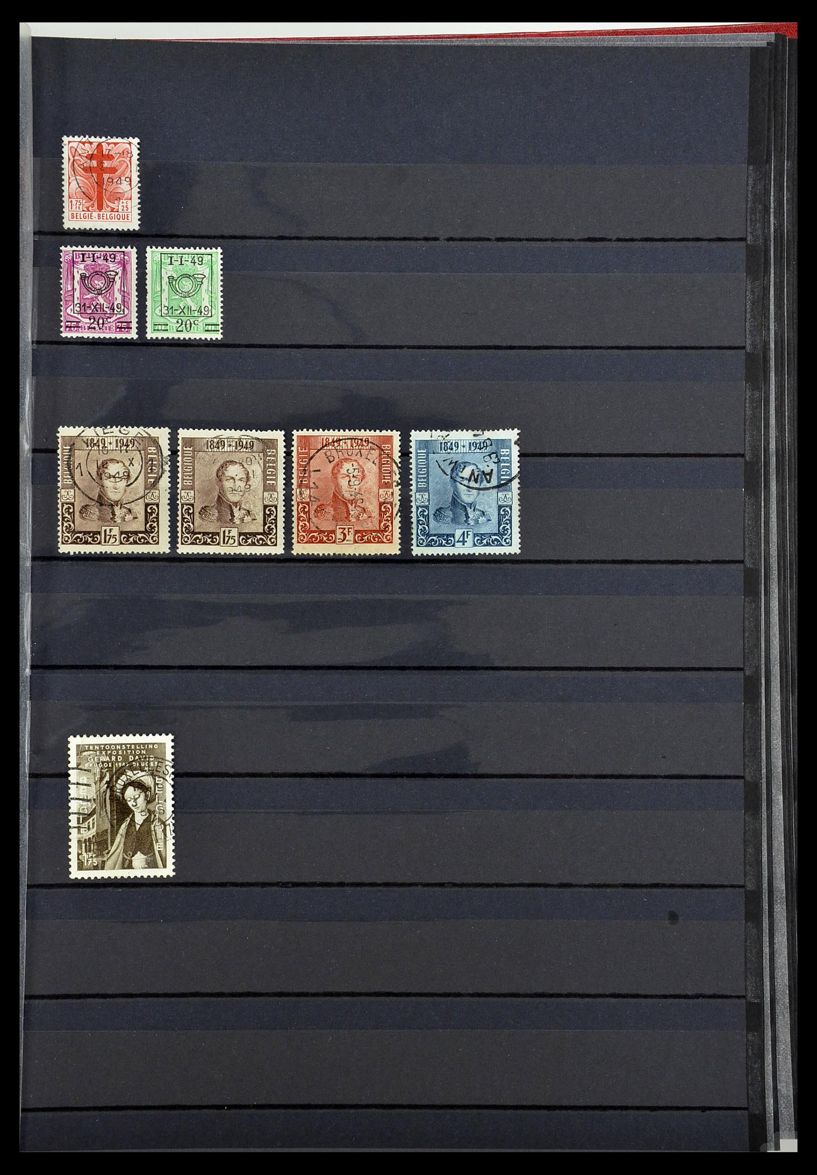 34252 017 - Stamp collection 34252 Belgium 1849-2000.