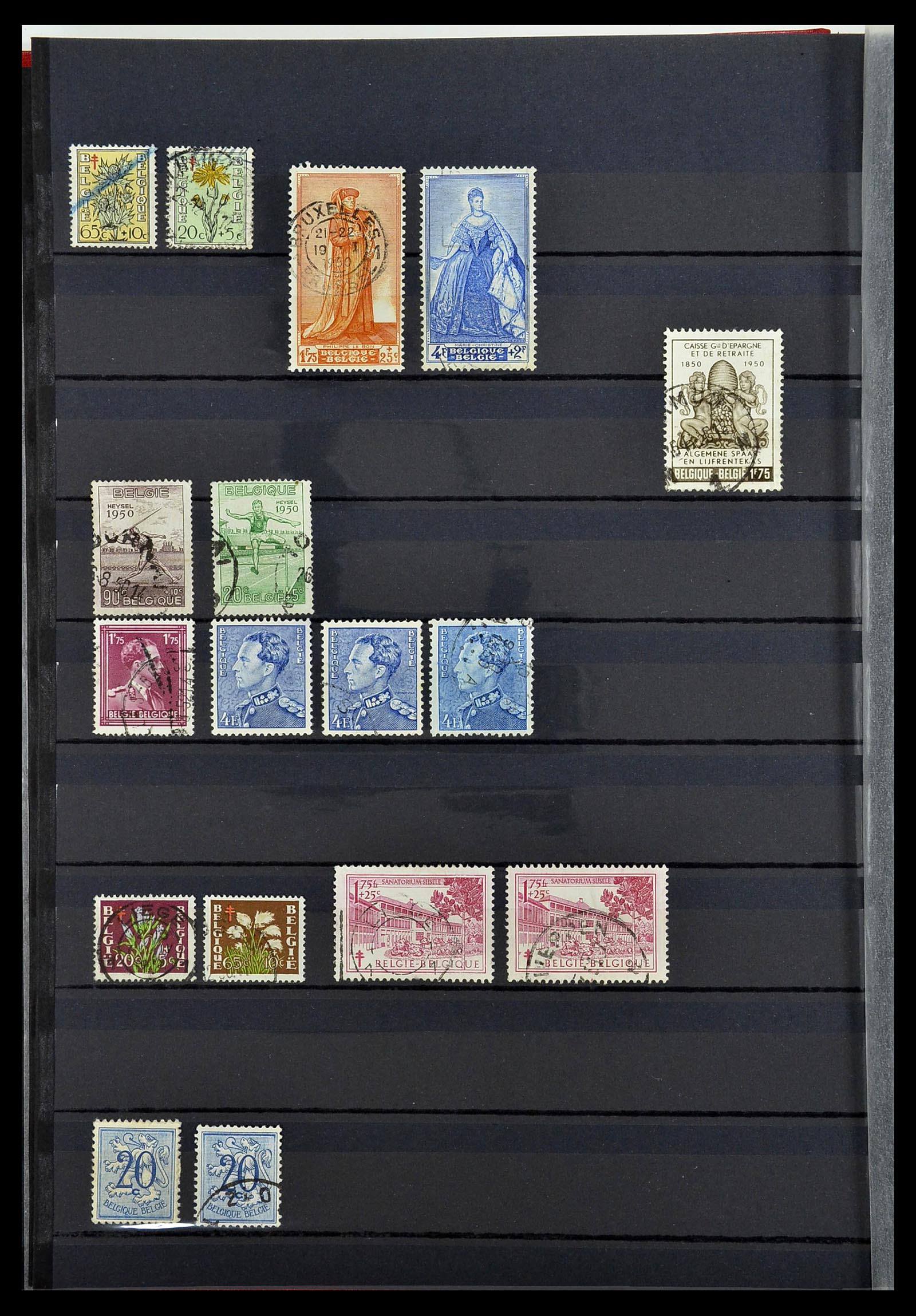 34252 018 - Stamp collection 34252 Belgium 1849-2000.