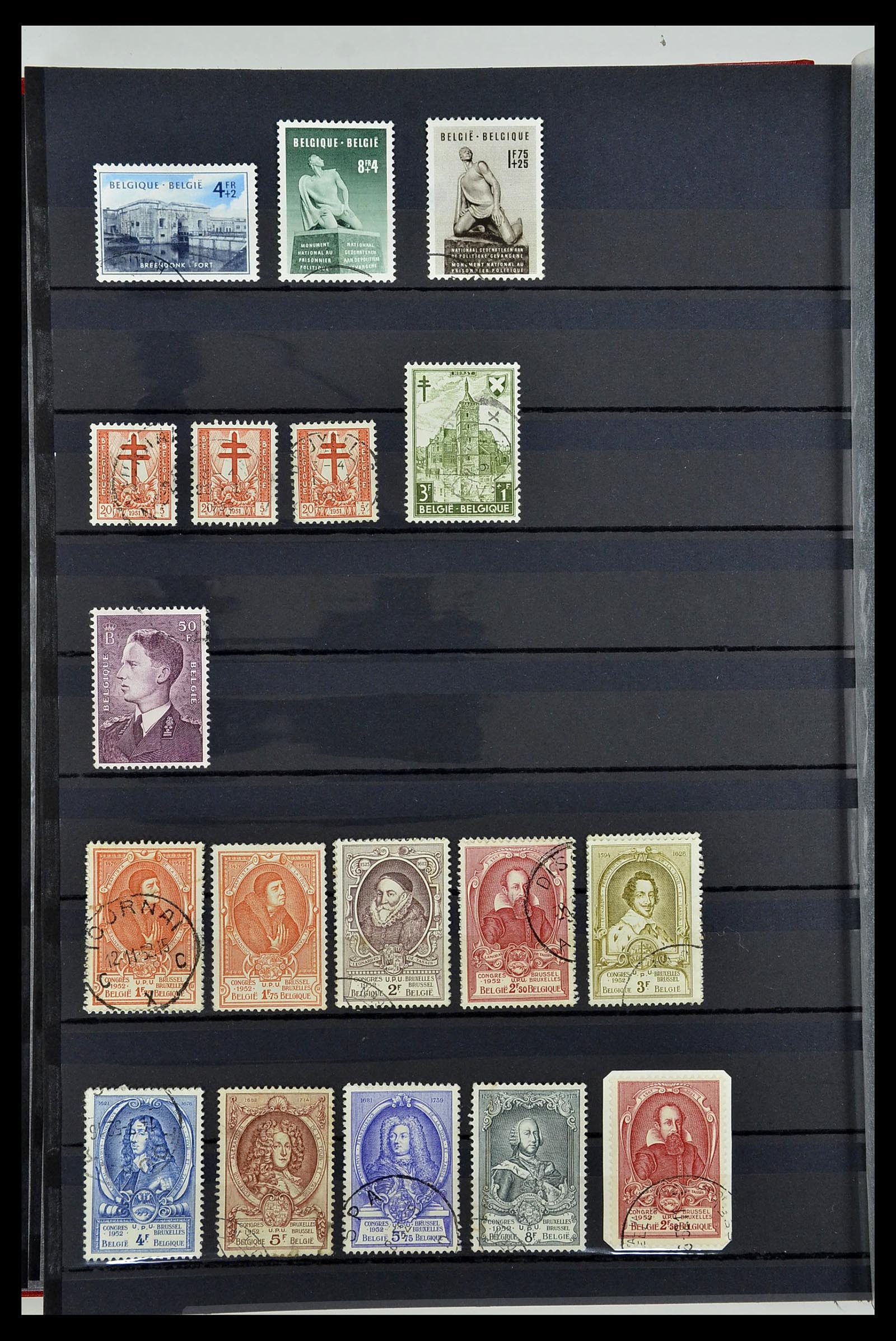 34252 020 - Stamp collection 34252 Belgium 1849-2000.