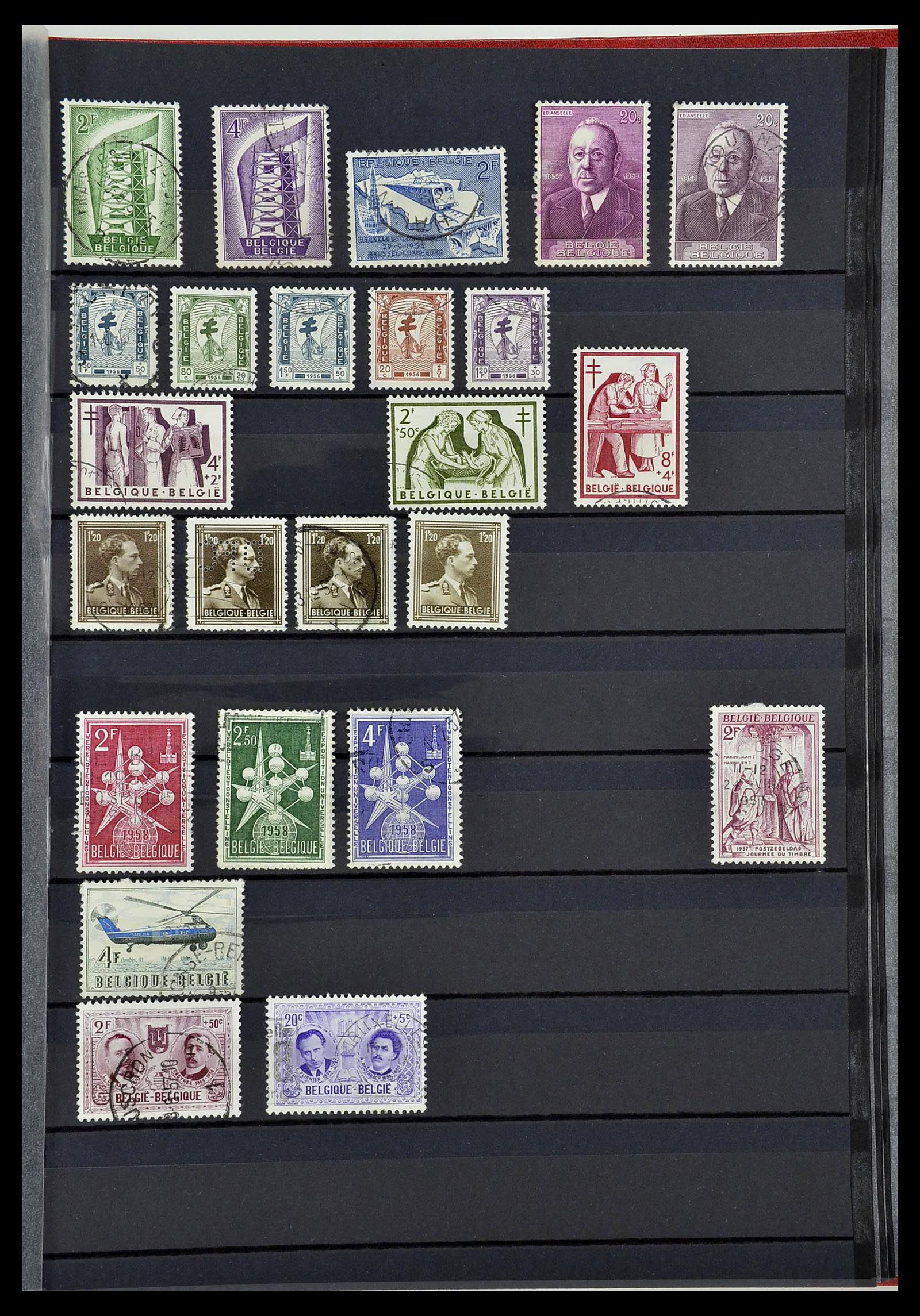 34252 025 - Postzegelverzameling 34252 België 1849-2000.