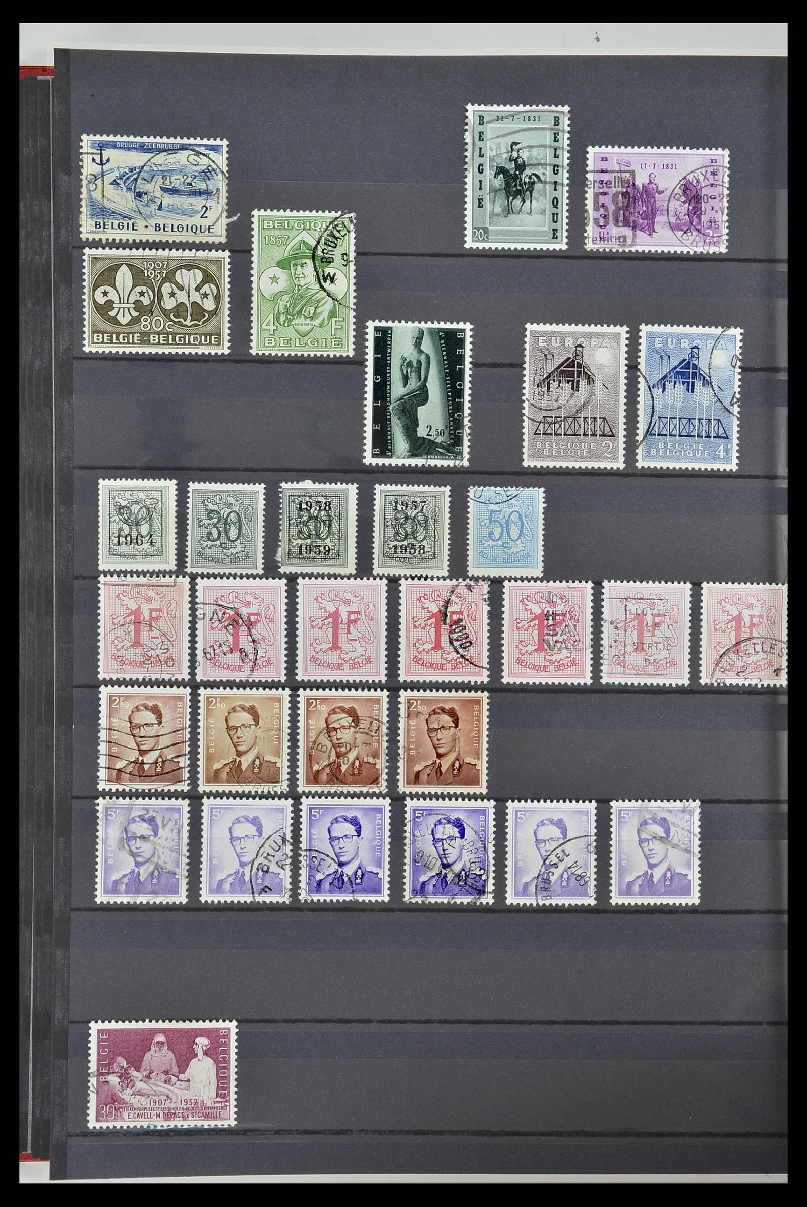 34252 027 - Postzegelverzameling 34252 België 1849-2000.