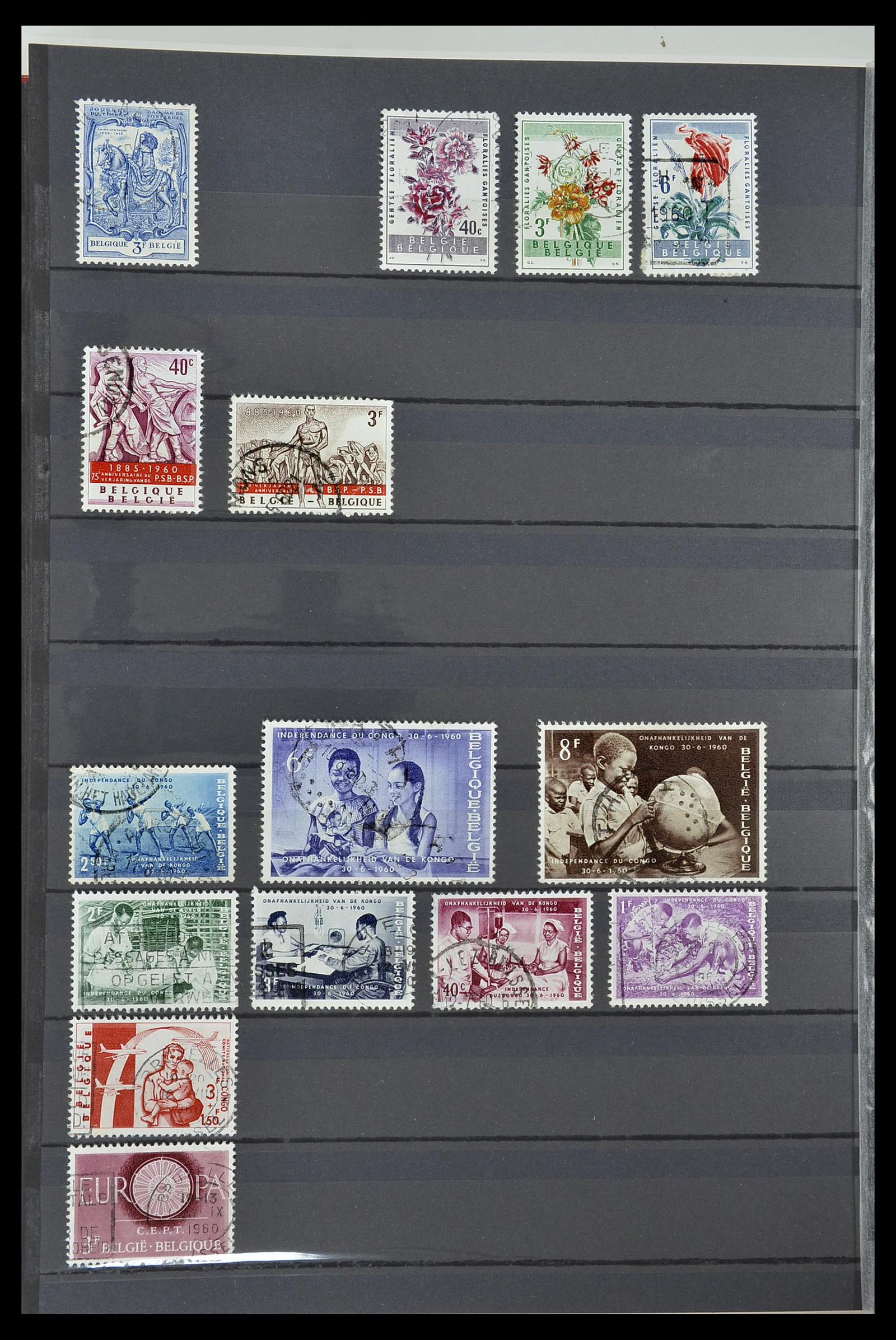 34252 030 - Postzegelverzameling 34252 België 1849-2000.