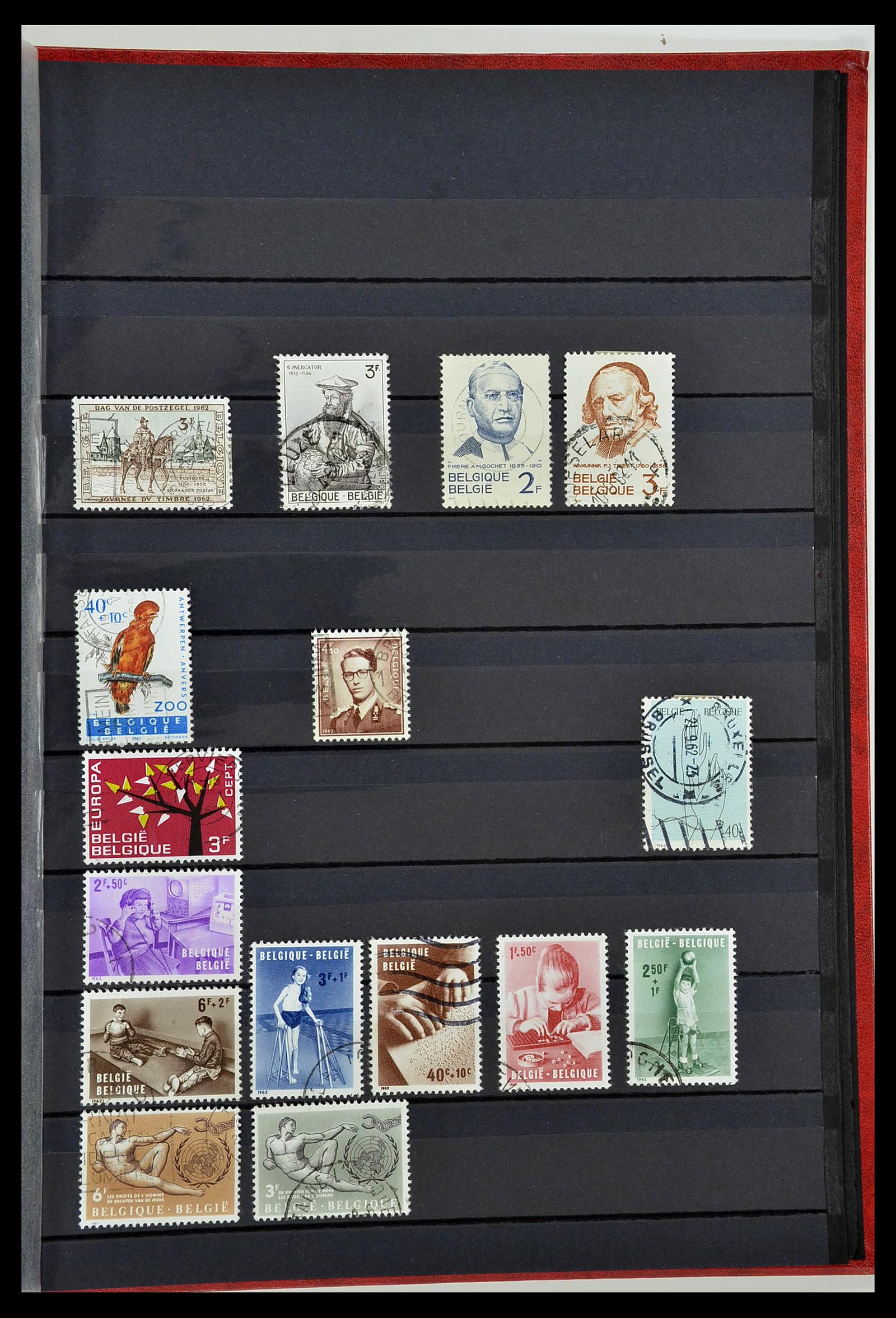 34252 033 - Postzegelverzameling 34252 België 1849-2000.
