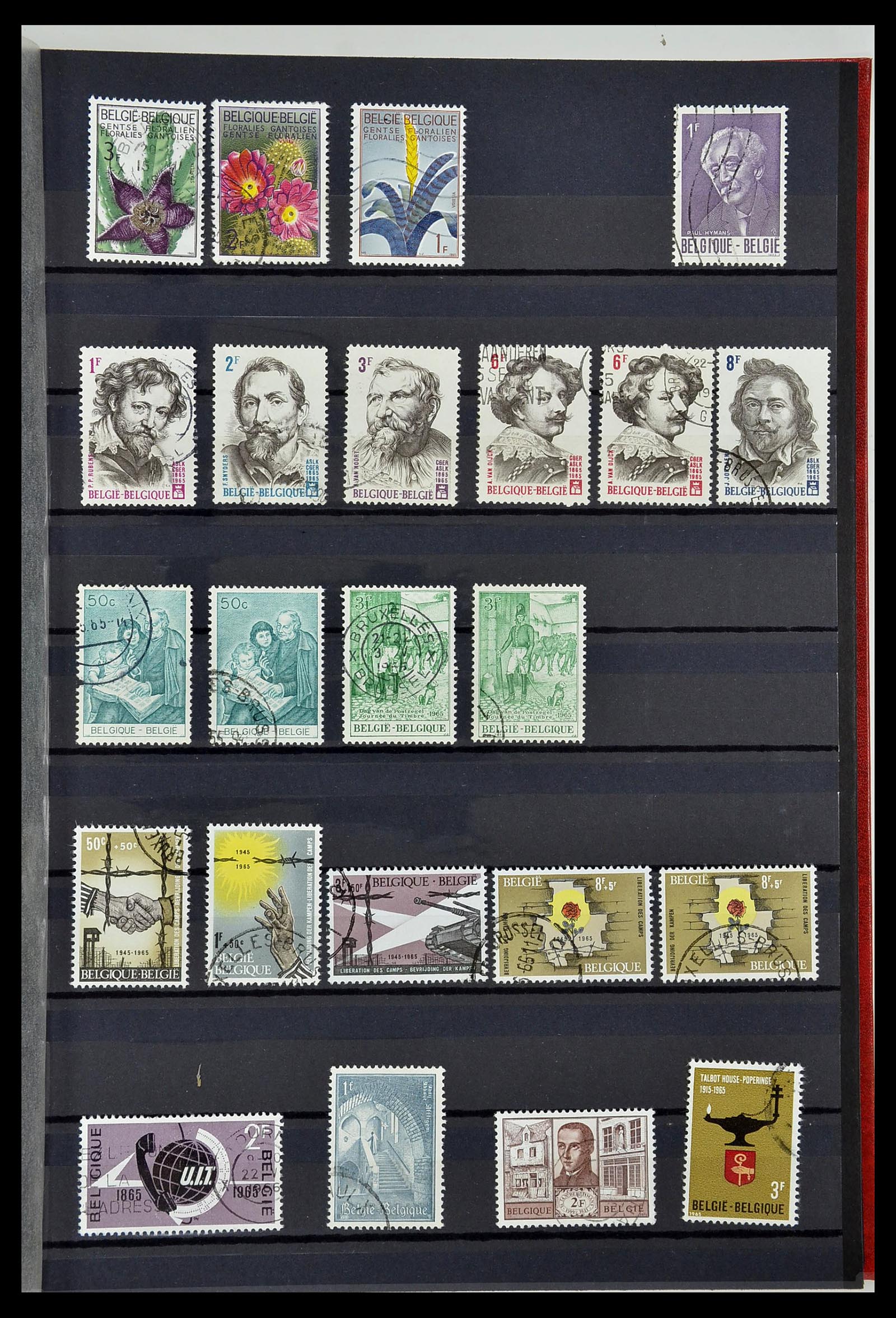 34252 037 - Postzegelverzameling 34252 België 1849-2000.