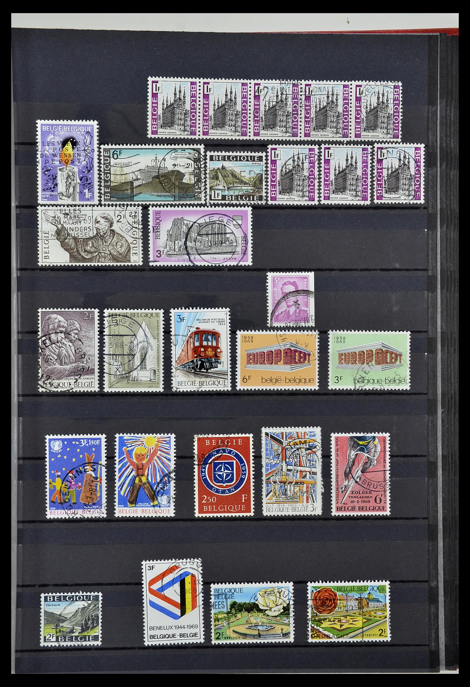 34252 043 - Postzegelverzameling 34252 België 1849-2000.
