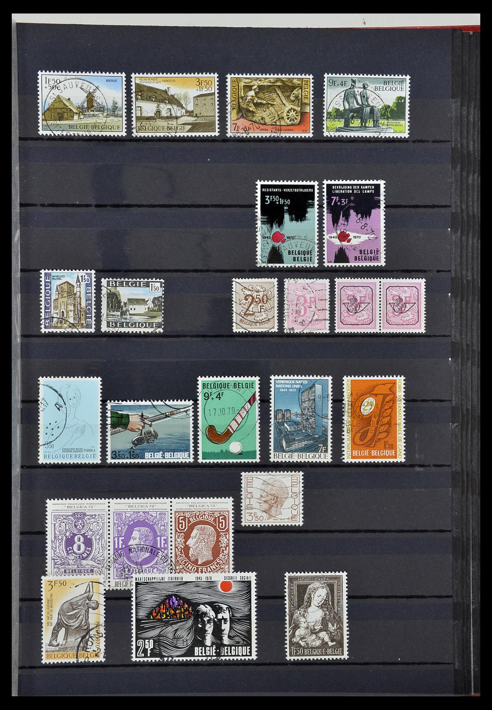 34252 045 - Postzegelverzameling 34252 België 1849-2000.