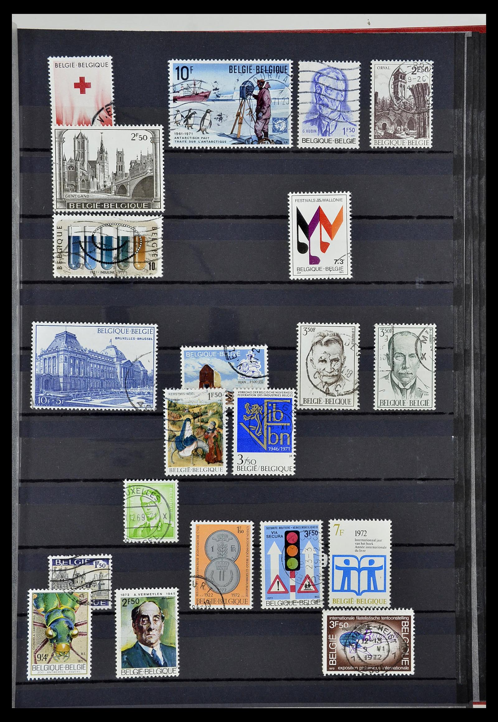 34252 047 - Postzegelverzameling 34252 België 1849-2000.