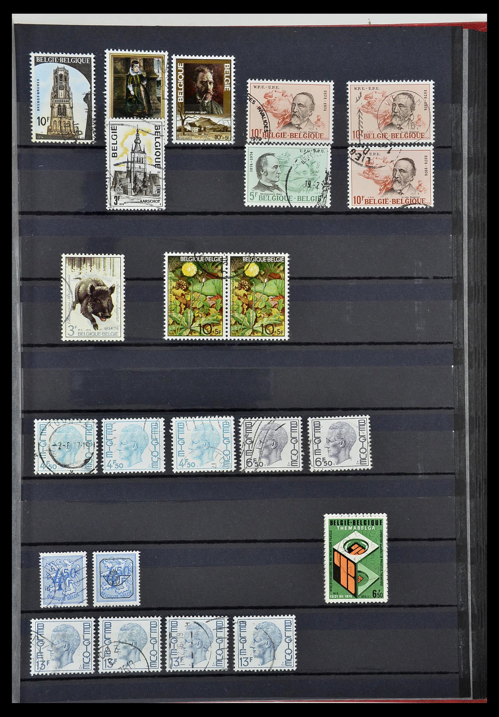 34252 051 - Postzegelverzameling 34252 België 1849-2000.