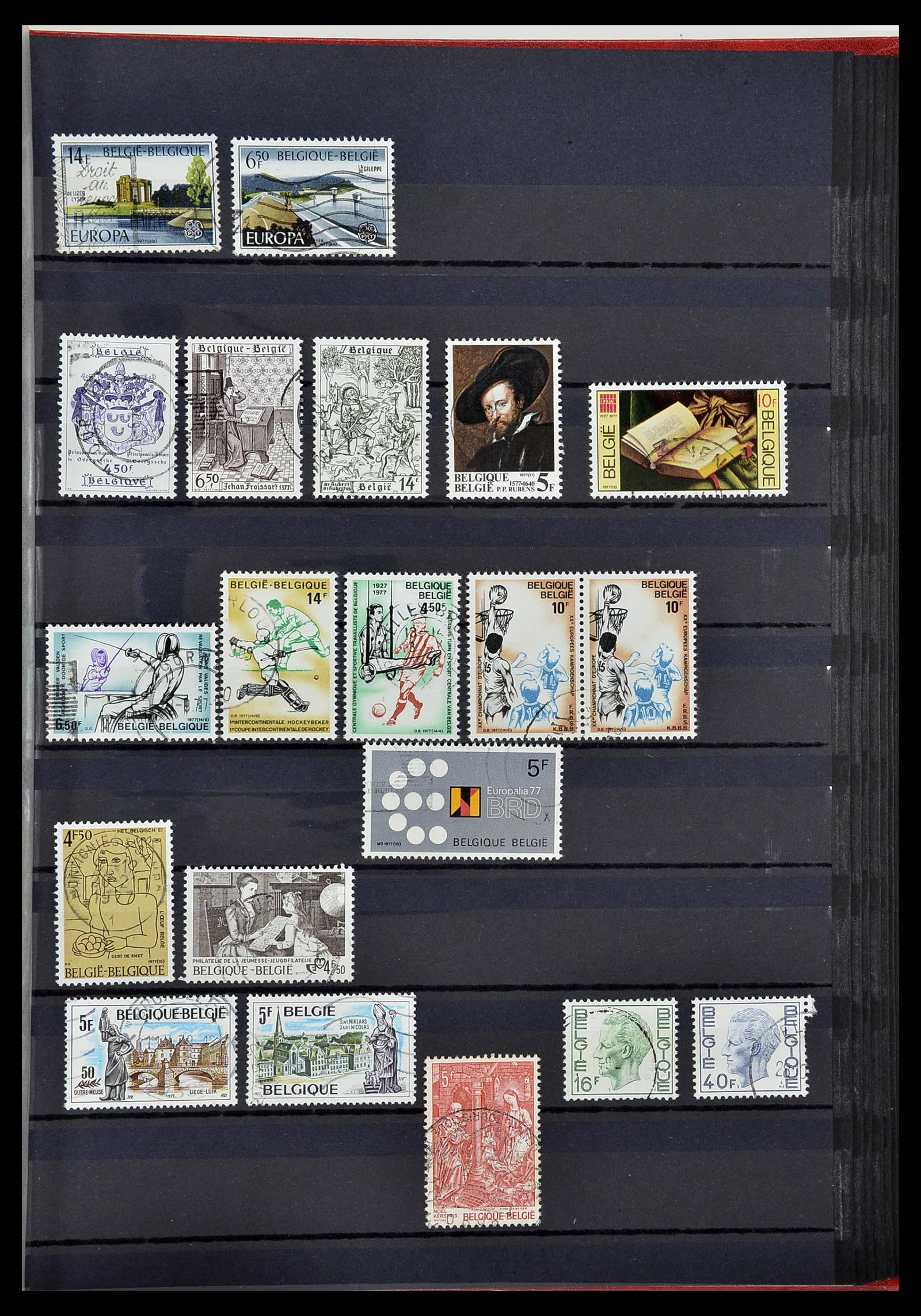34252 055 - Postzegelverzameling 34252 België 1849-2000.