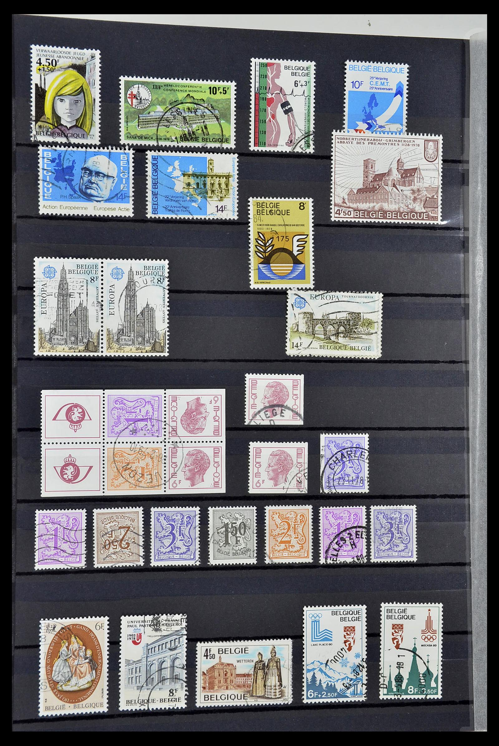 34252 056 - Postzegelverzameling 34252 België 1849-2000.