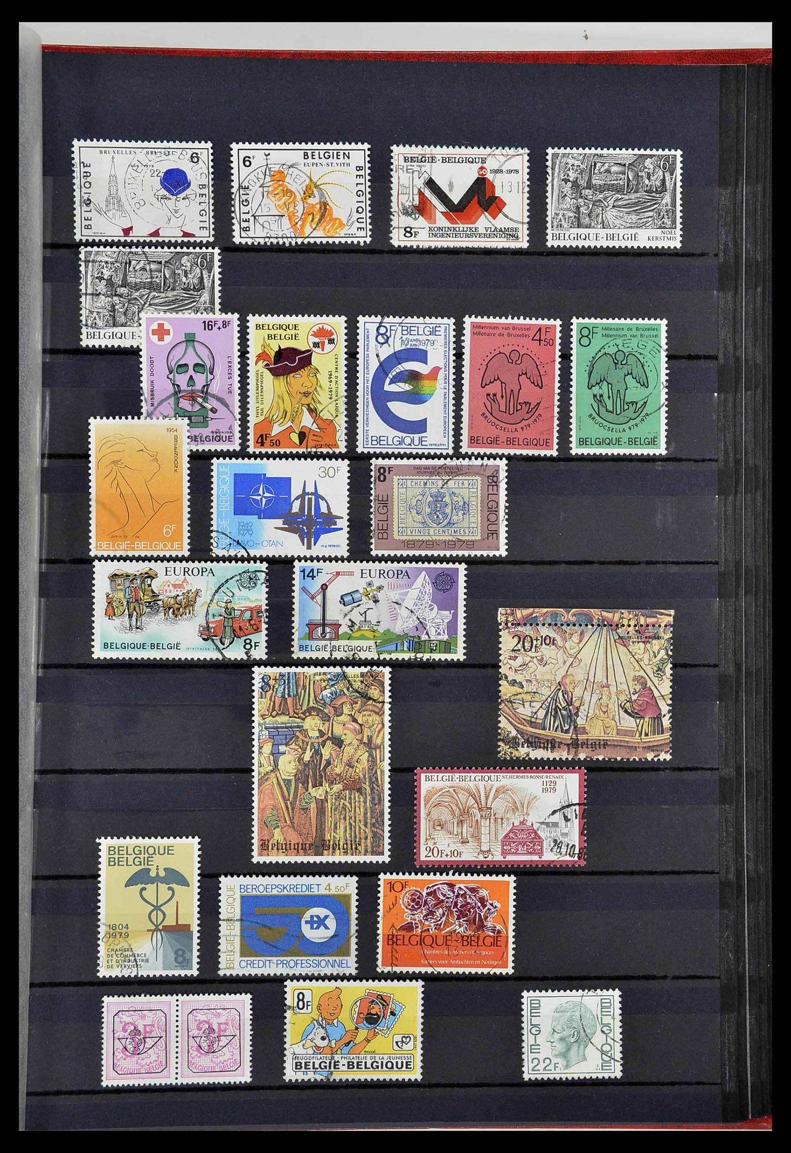 34252 057 - Postzegelverzameling 34252 België 1849-2000.