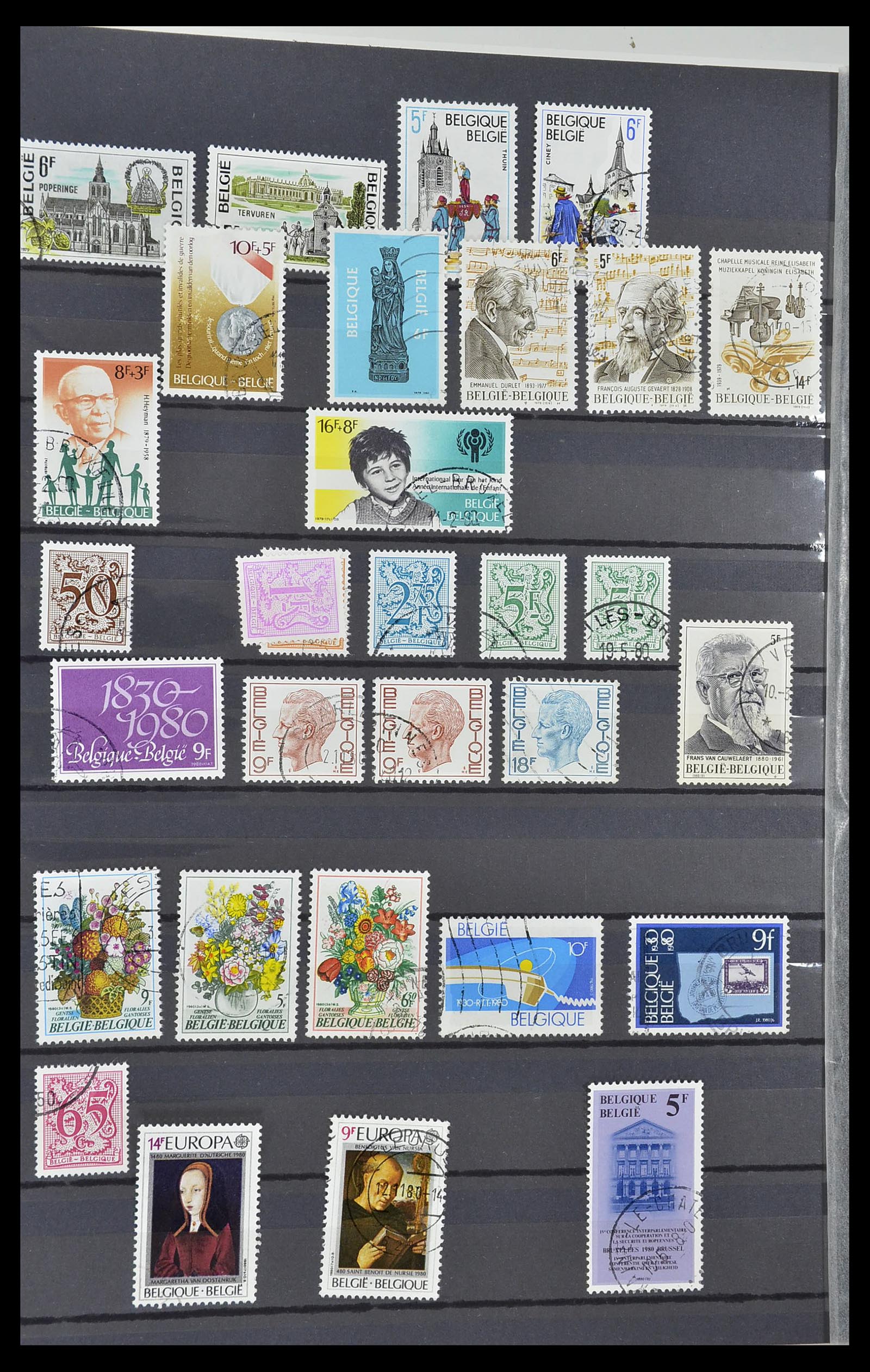 34252 058 - Postzegelverzameling 34252 België 1849-2000.