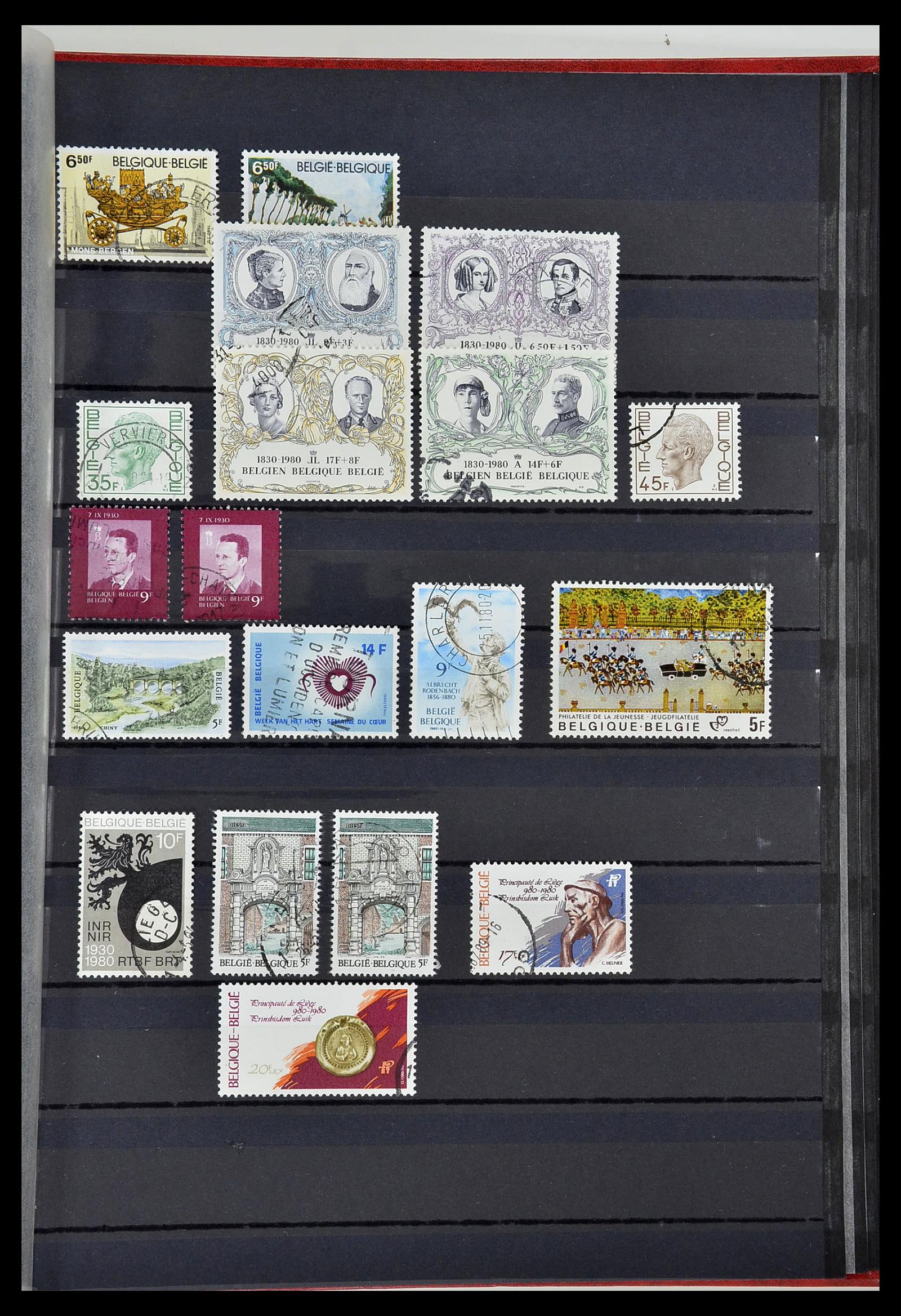 34252 059 - Postzegelverzameling 34252 België 1849-2000.