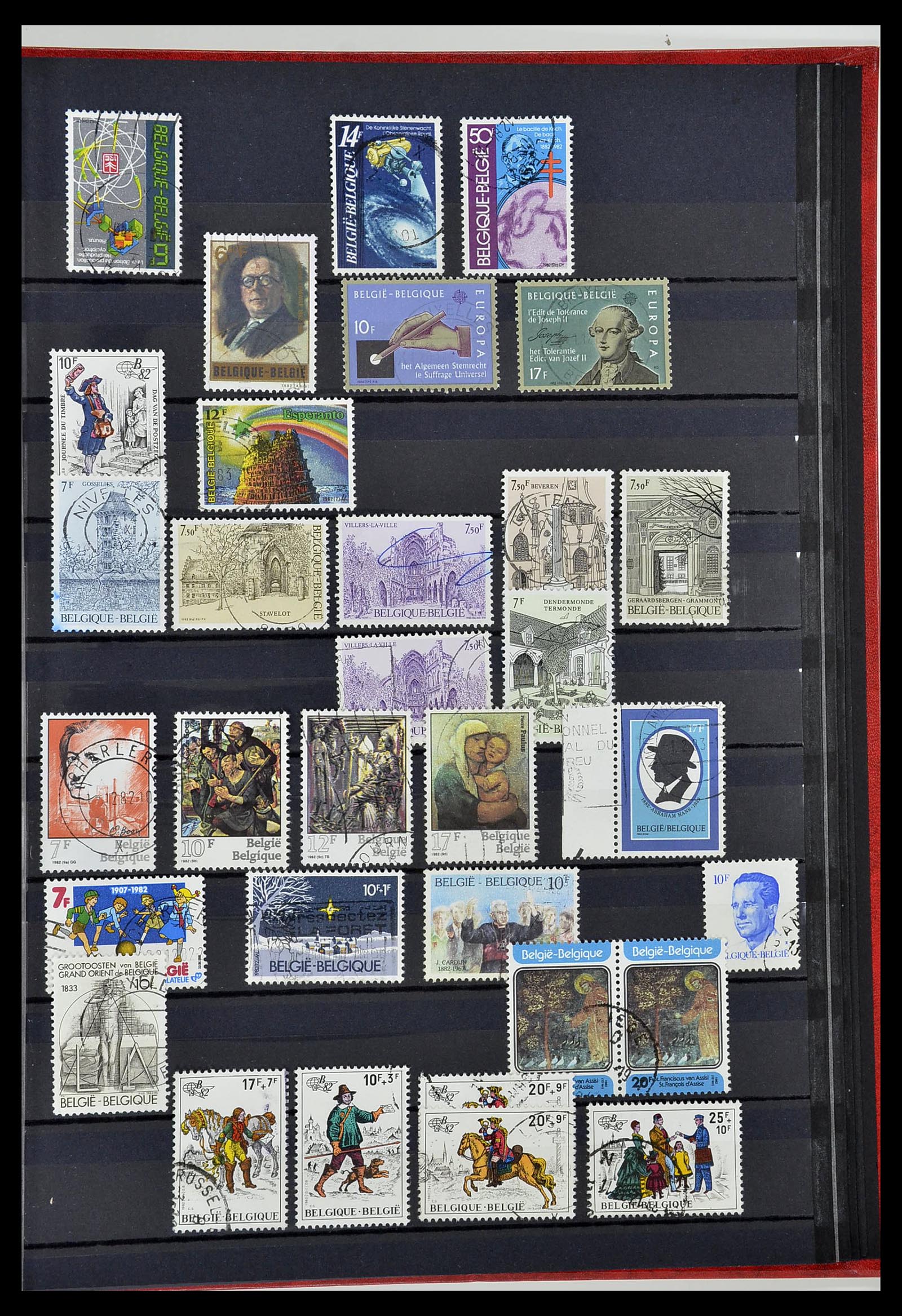 34252 061 - Postzegelverzameling 34252 België 1849-2000.
