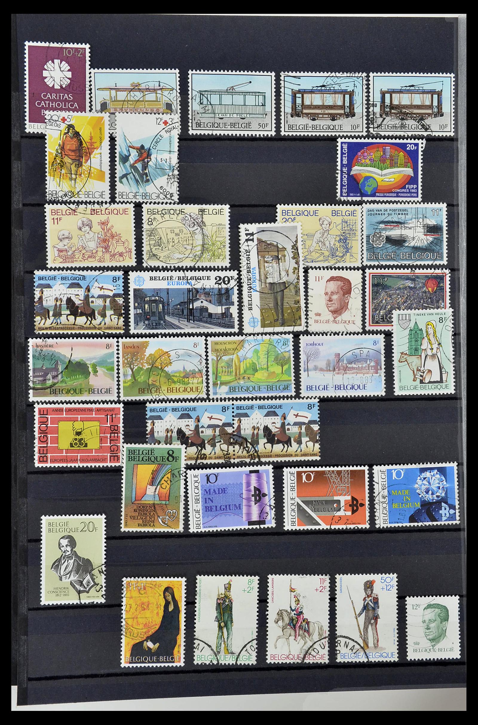 34252 062 - Postzegelverzameling 34252 België 1849-2000.