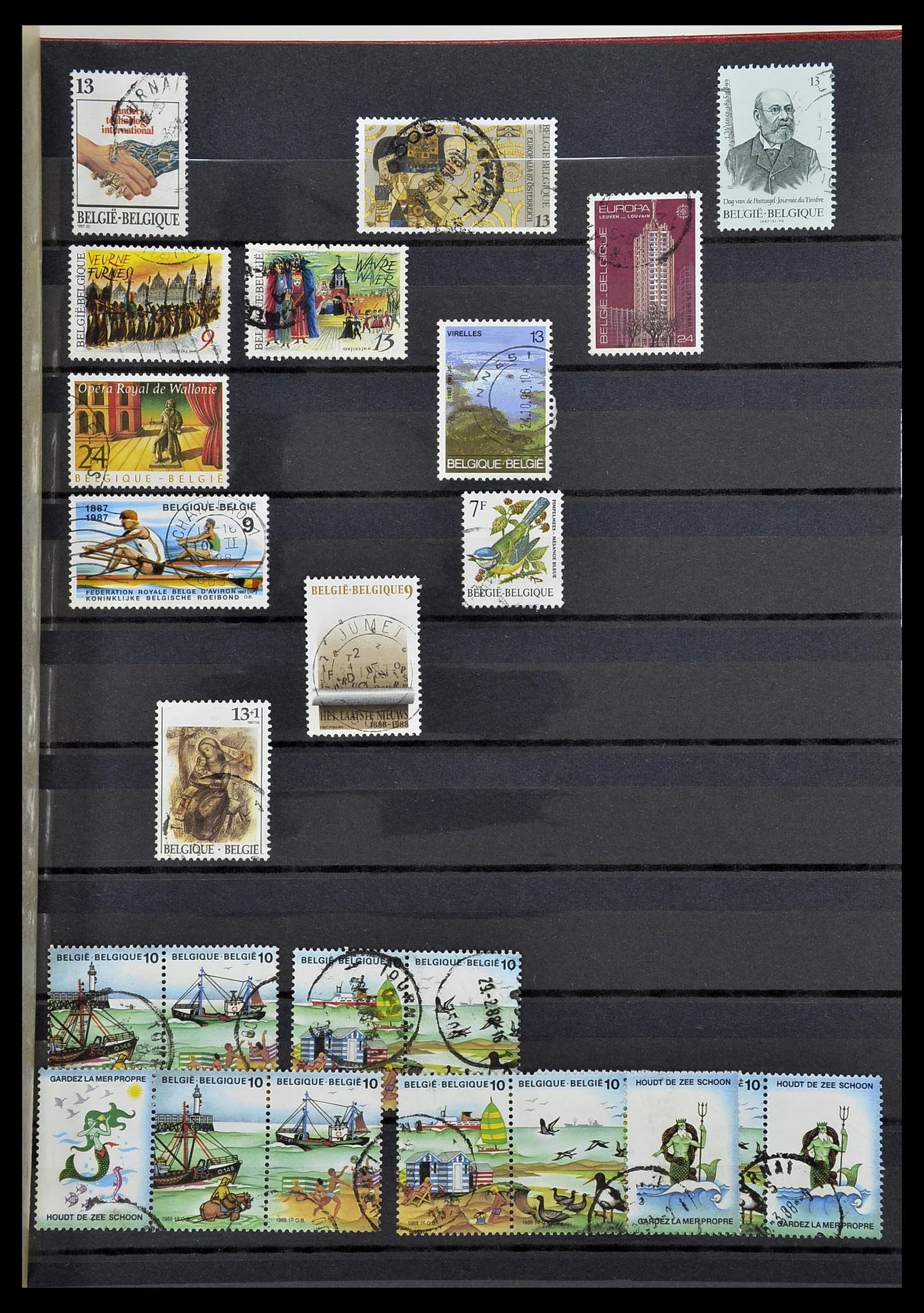 34252 067 - Postzegelverzameling 34252 België 1849-2000.