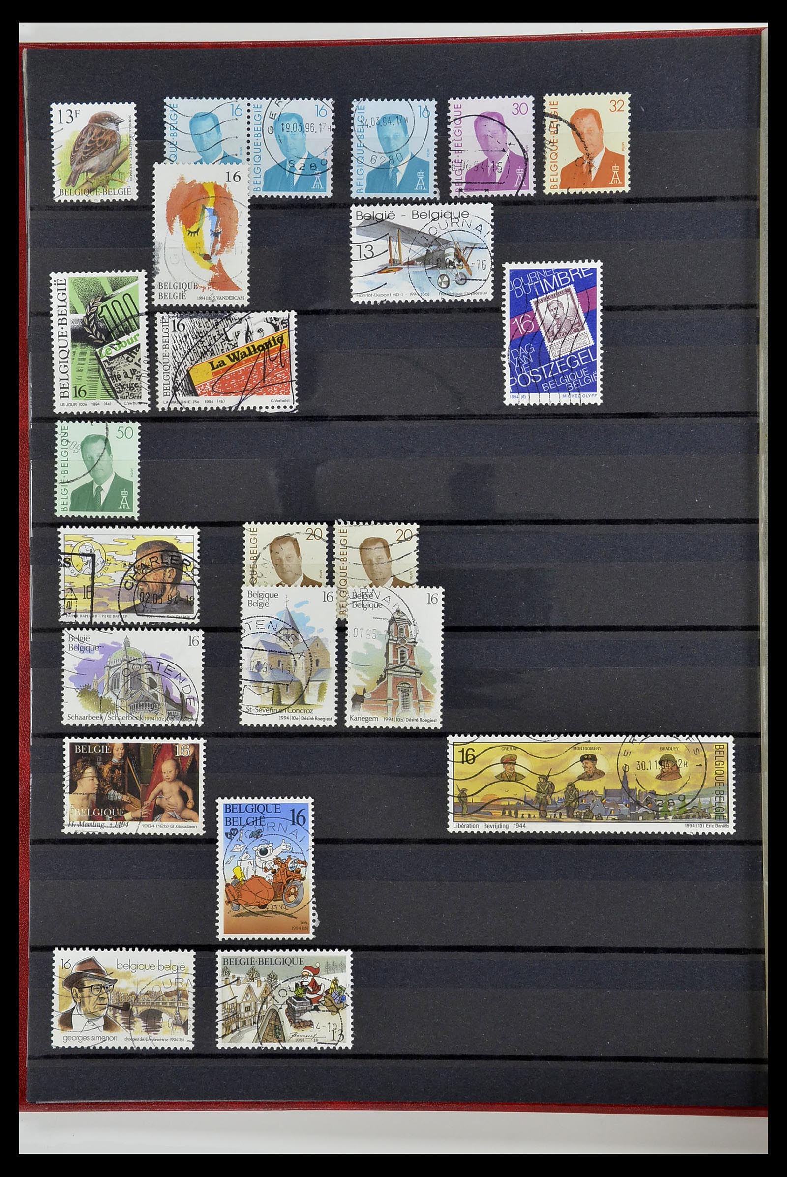 34252 074 - Postzegelverzameling 34252 België 1849-2000.