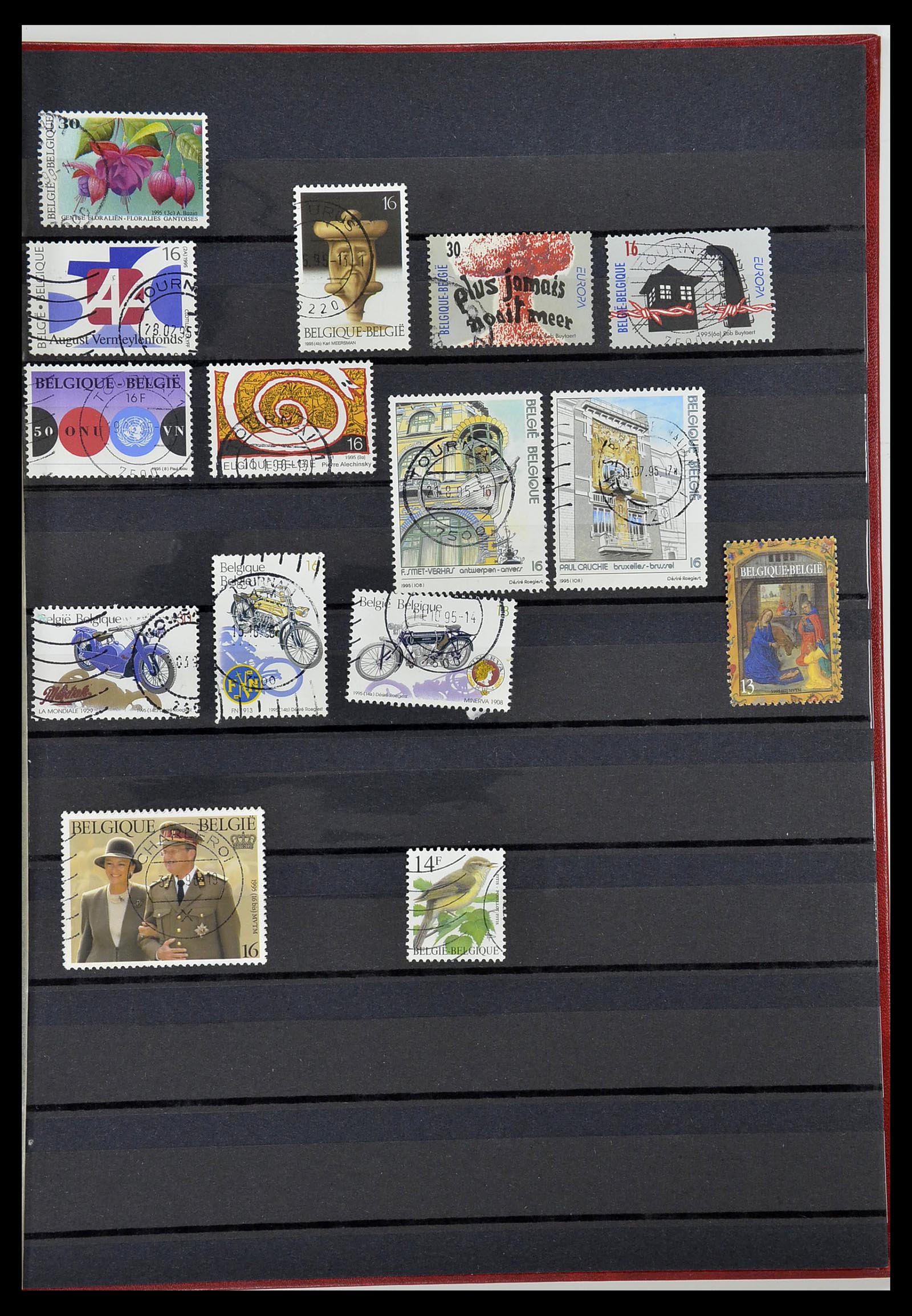 34252 075 - Postzegelverzameling 34252 België 1849-2000.