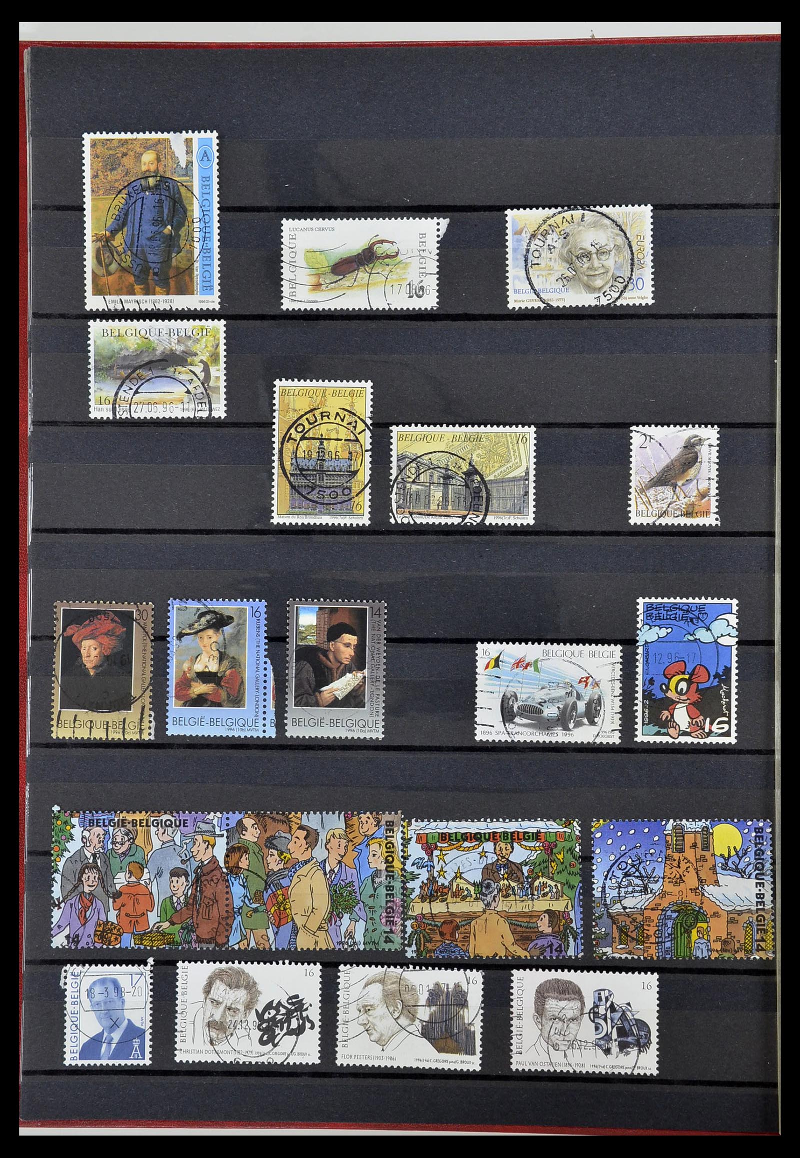 34252 077 - Postzegelverzameling 34252 België 1849-2000.