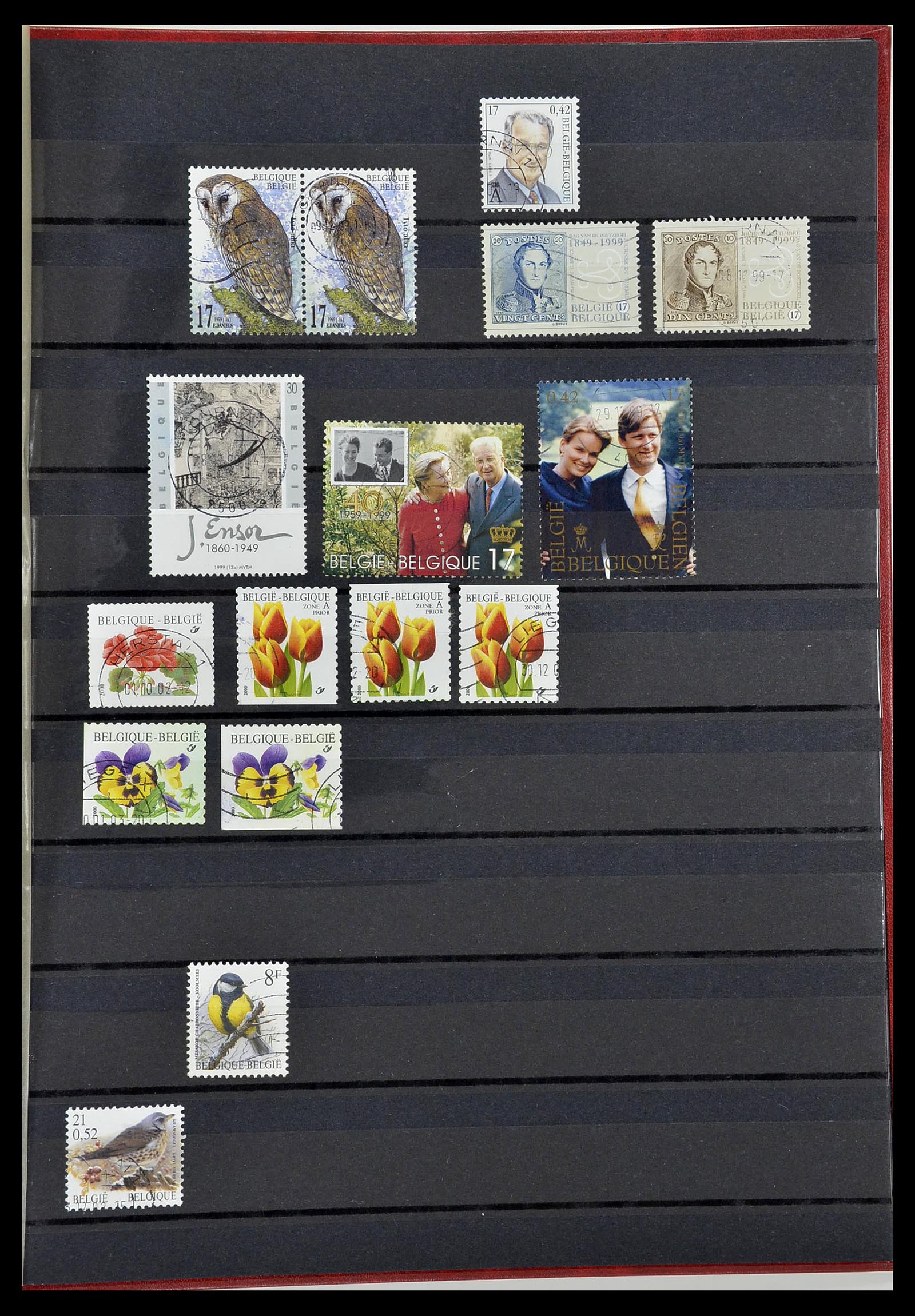 34252 079 - Postzegelverzameling 34252 België 1849-2000.