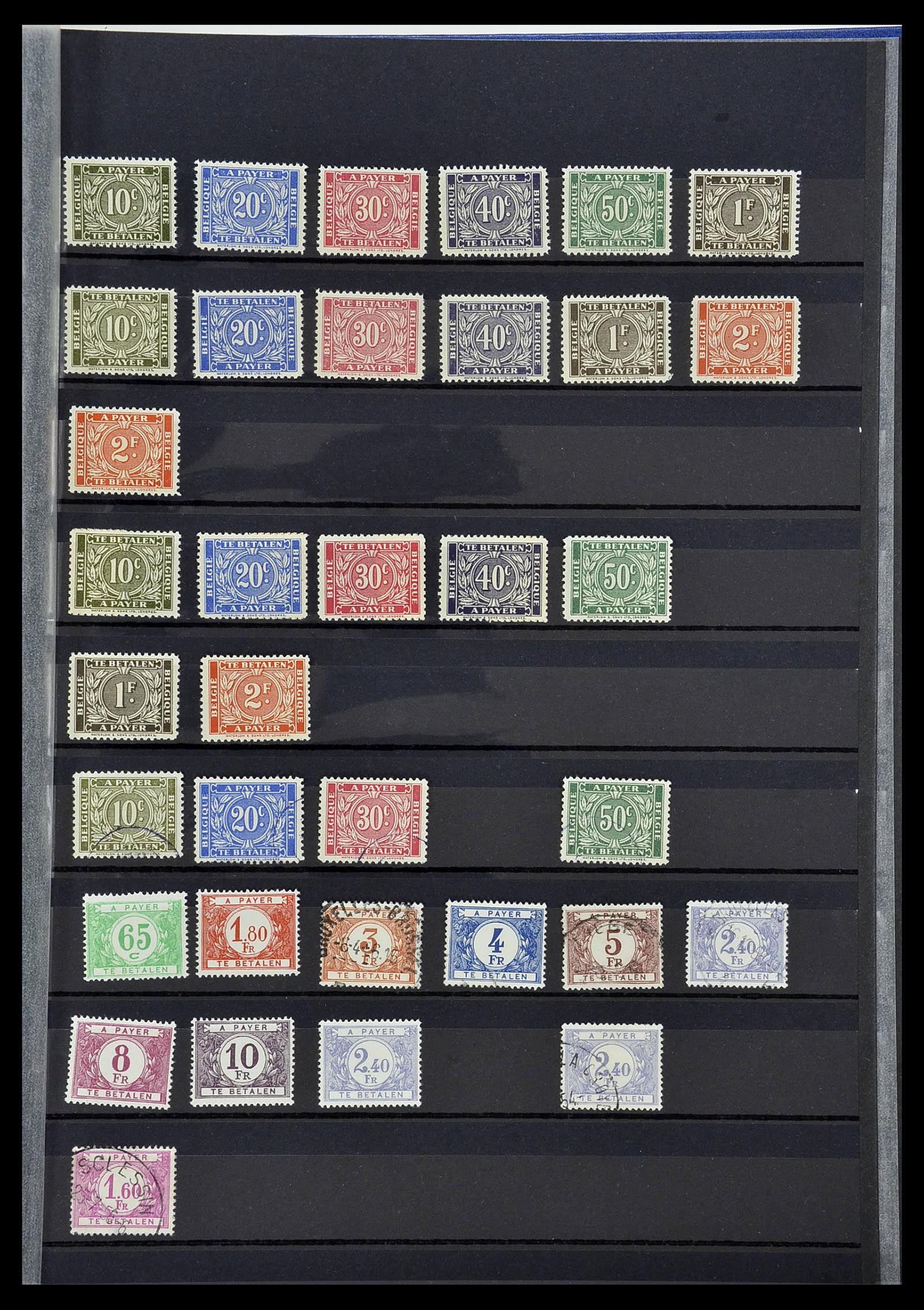34252 092 - Postzegelverzameling 34252 België 1849-2000.