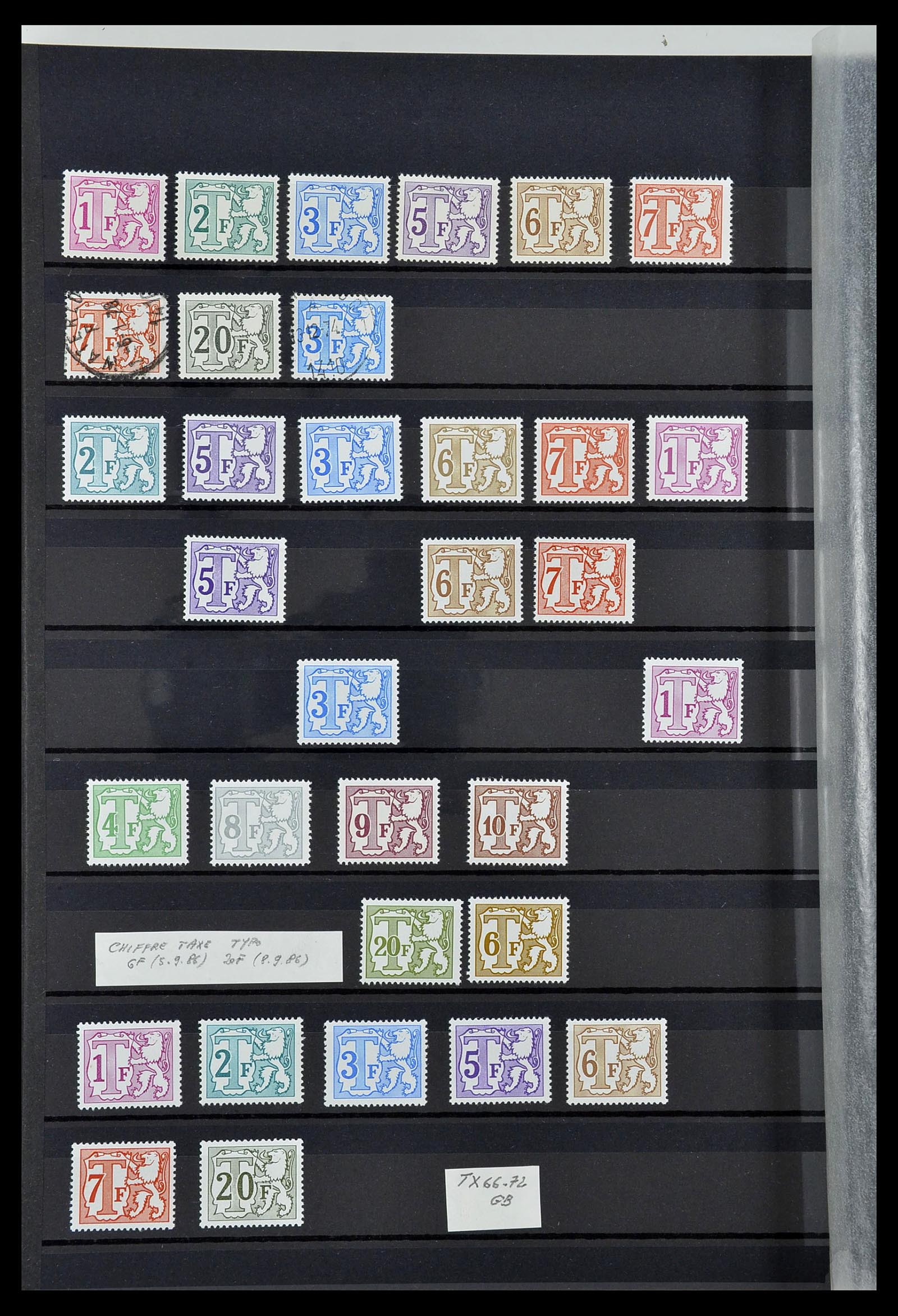 34252 093 - Postzegelverzameling 34252 België 1849-2000.