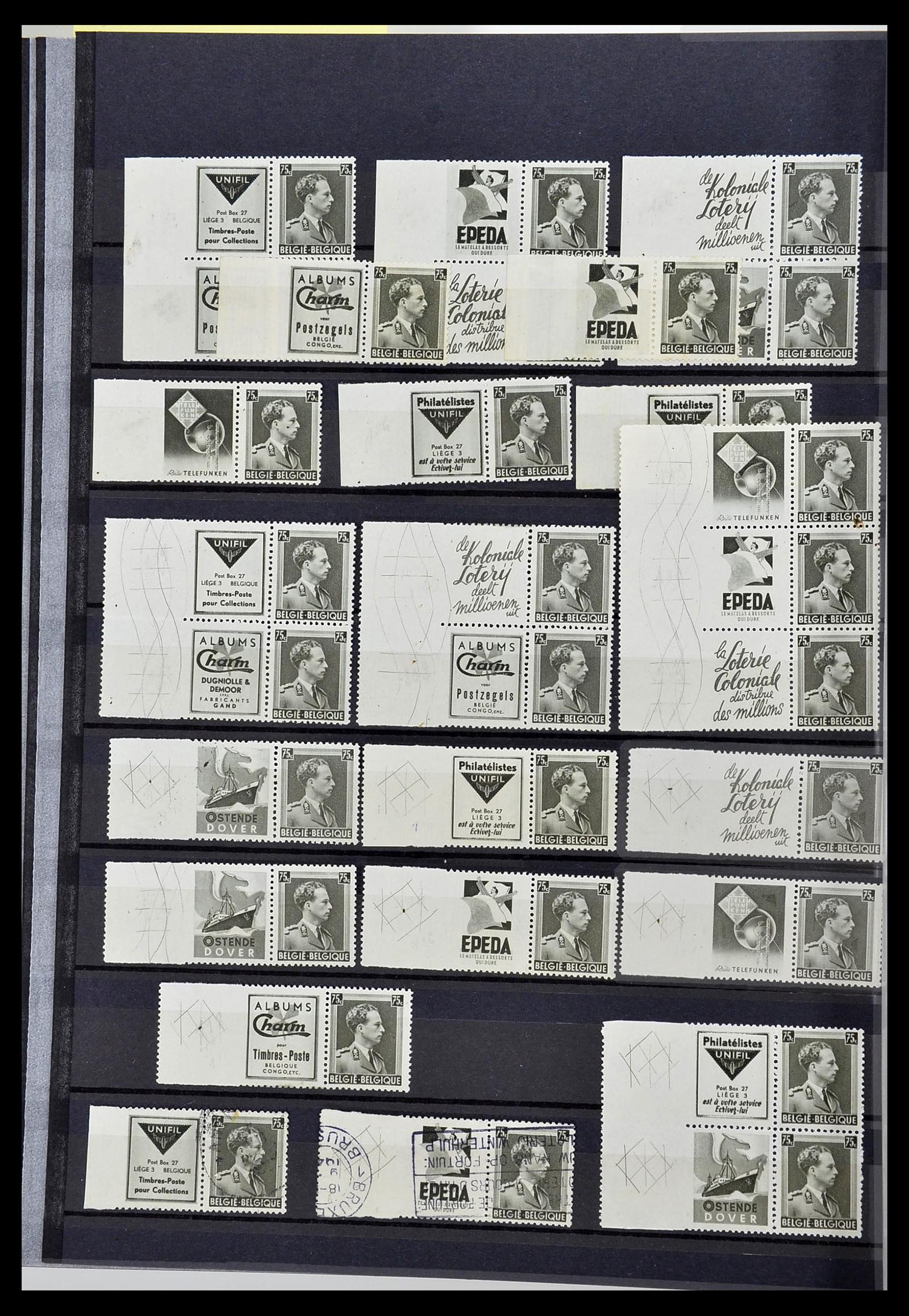 34252 164 - Postzegelverzameling 34252 België 1849-2000.