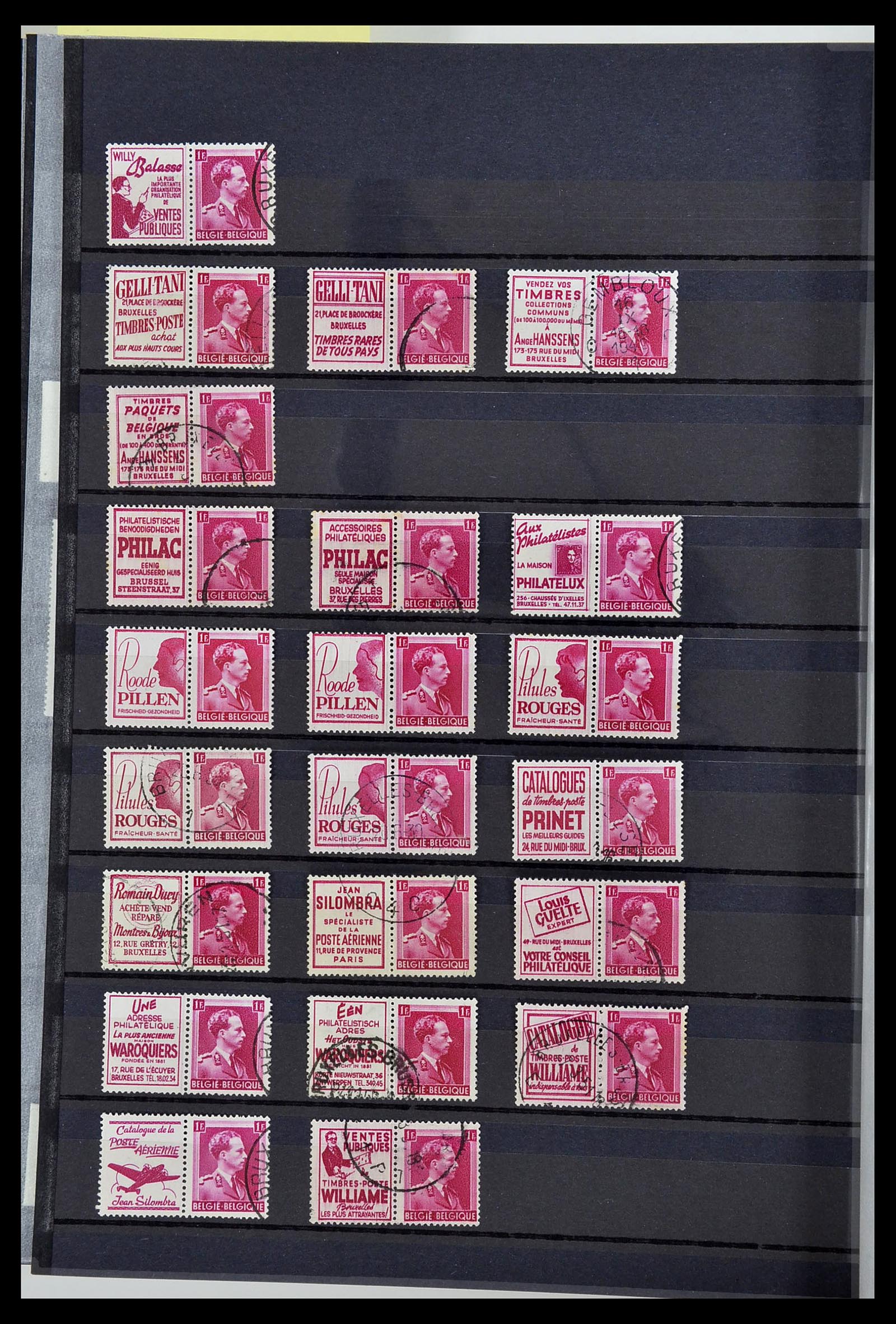 34252 166 - Postzegelverzameling 34252 België 1849-2000.