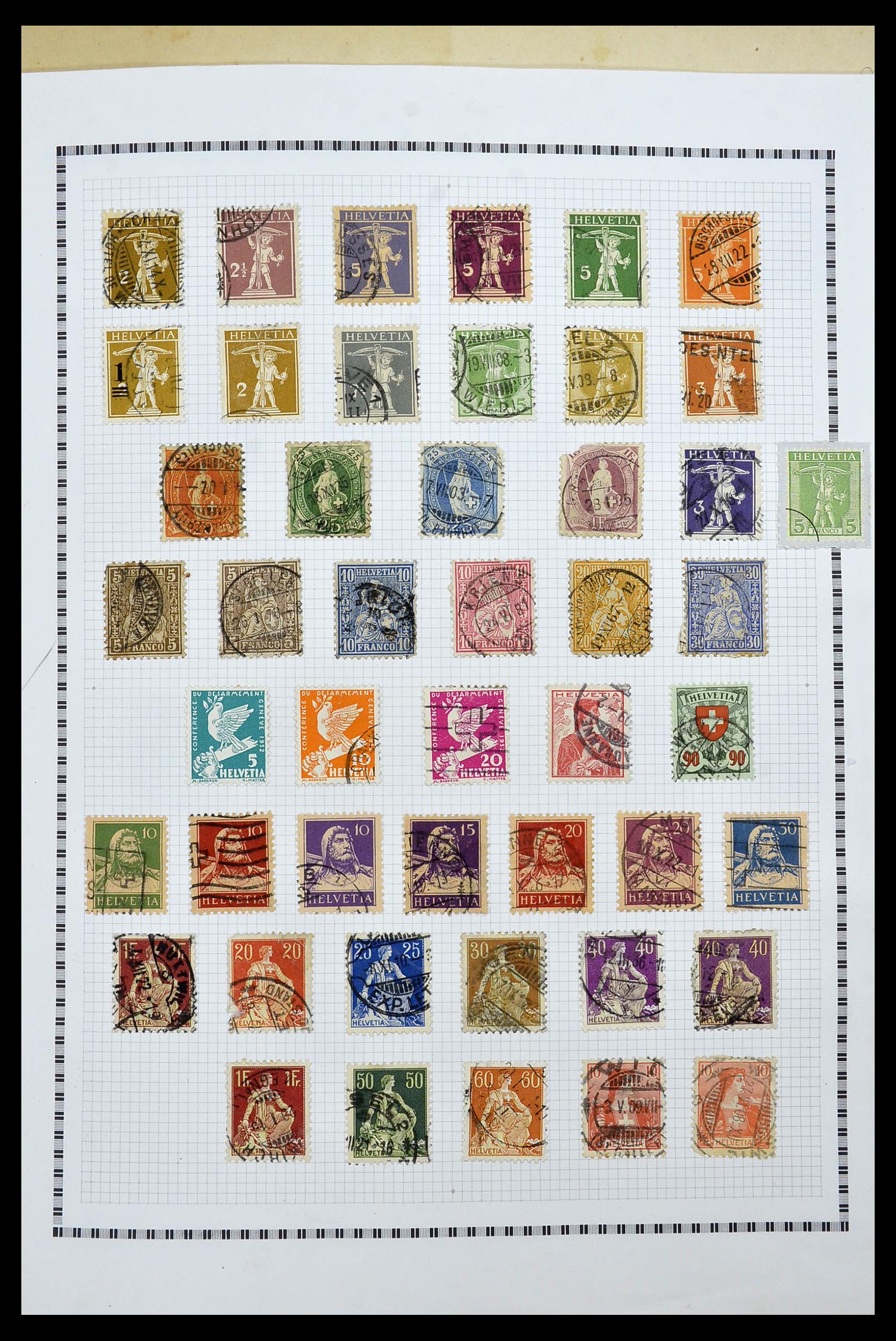 34253 0001 - Stamp collection 34253 World 1841-1935.