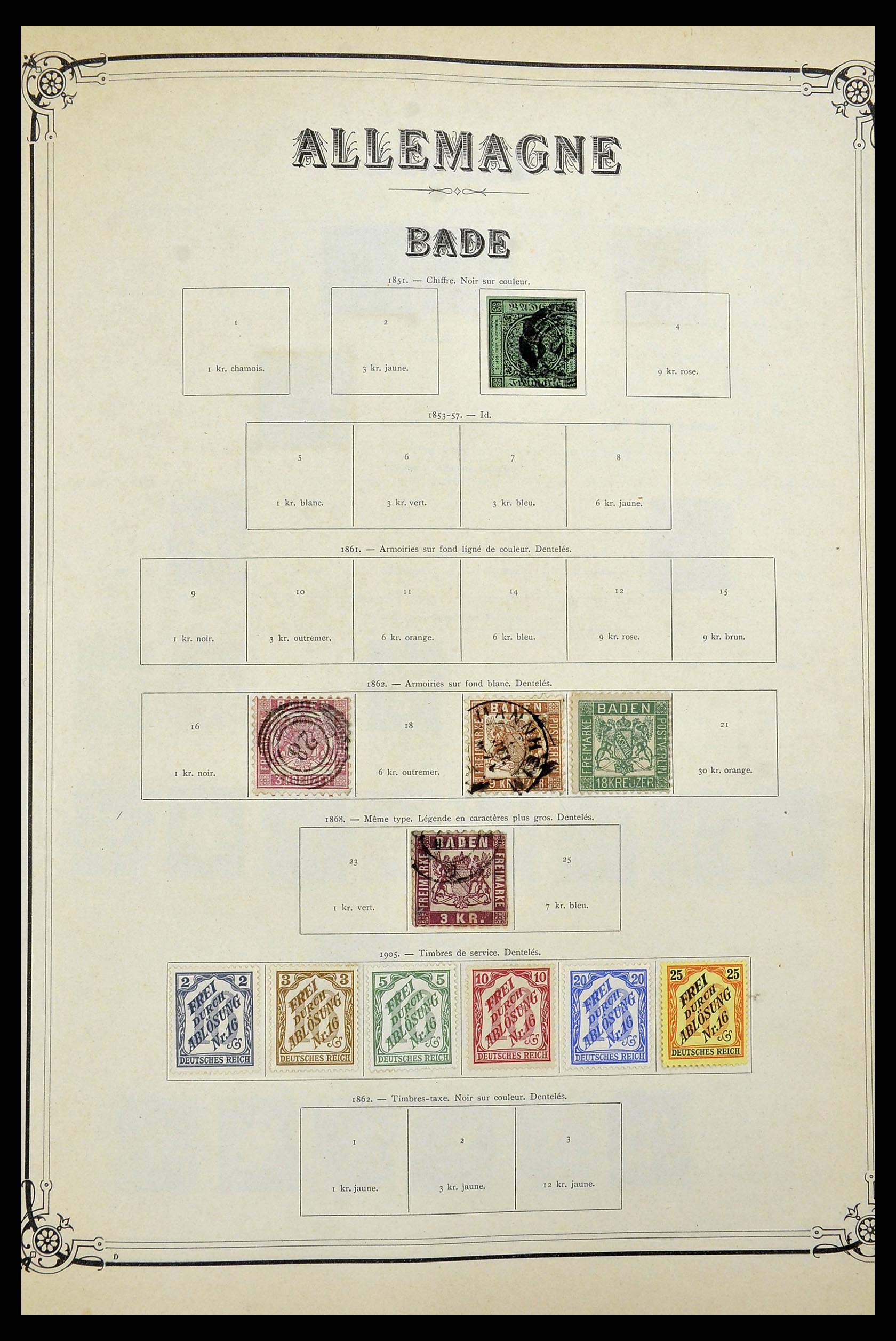 34253 0005 - Stamp collection 34253 World 1841-1935.