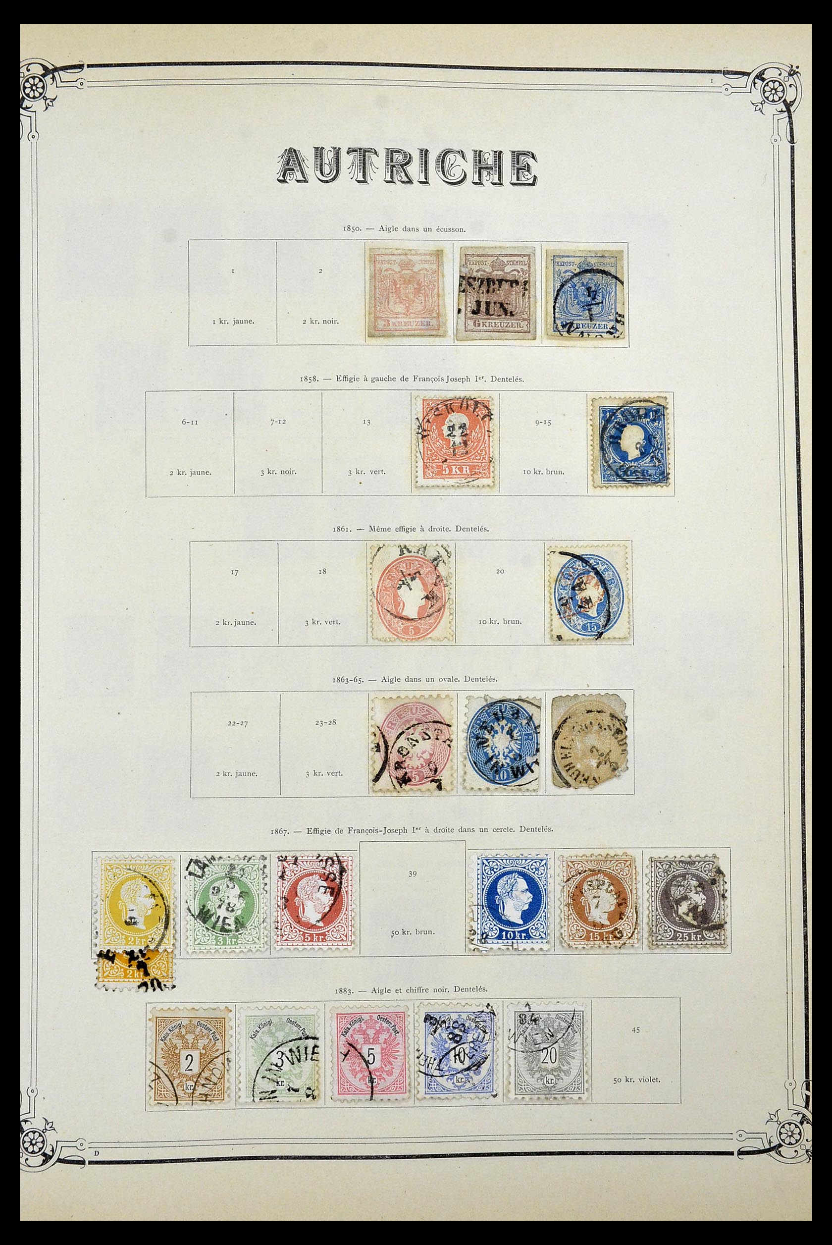 34253 0052 - Stamp collection 34253 World 1841-1935.