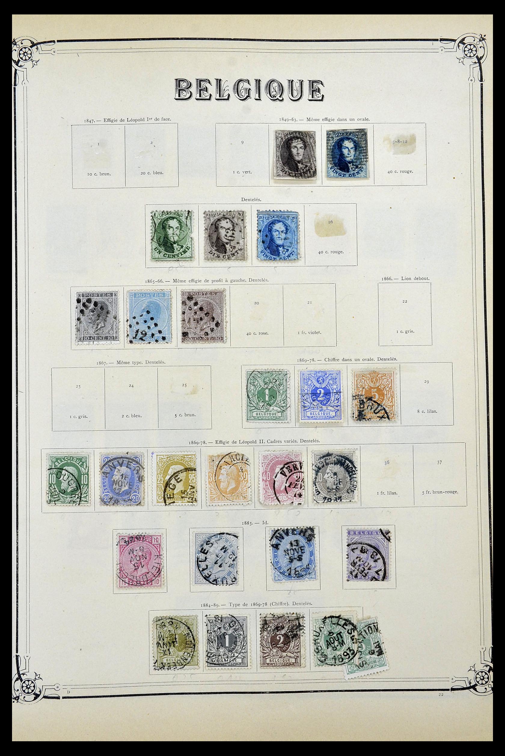 34253 0081 - Stamp collection 34253 World 1841-1935.