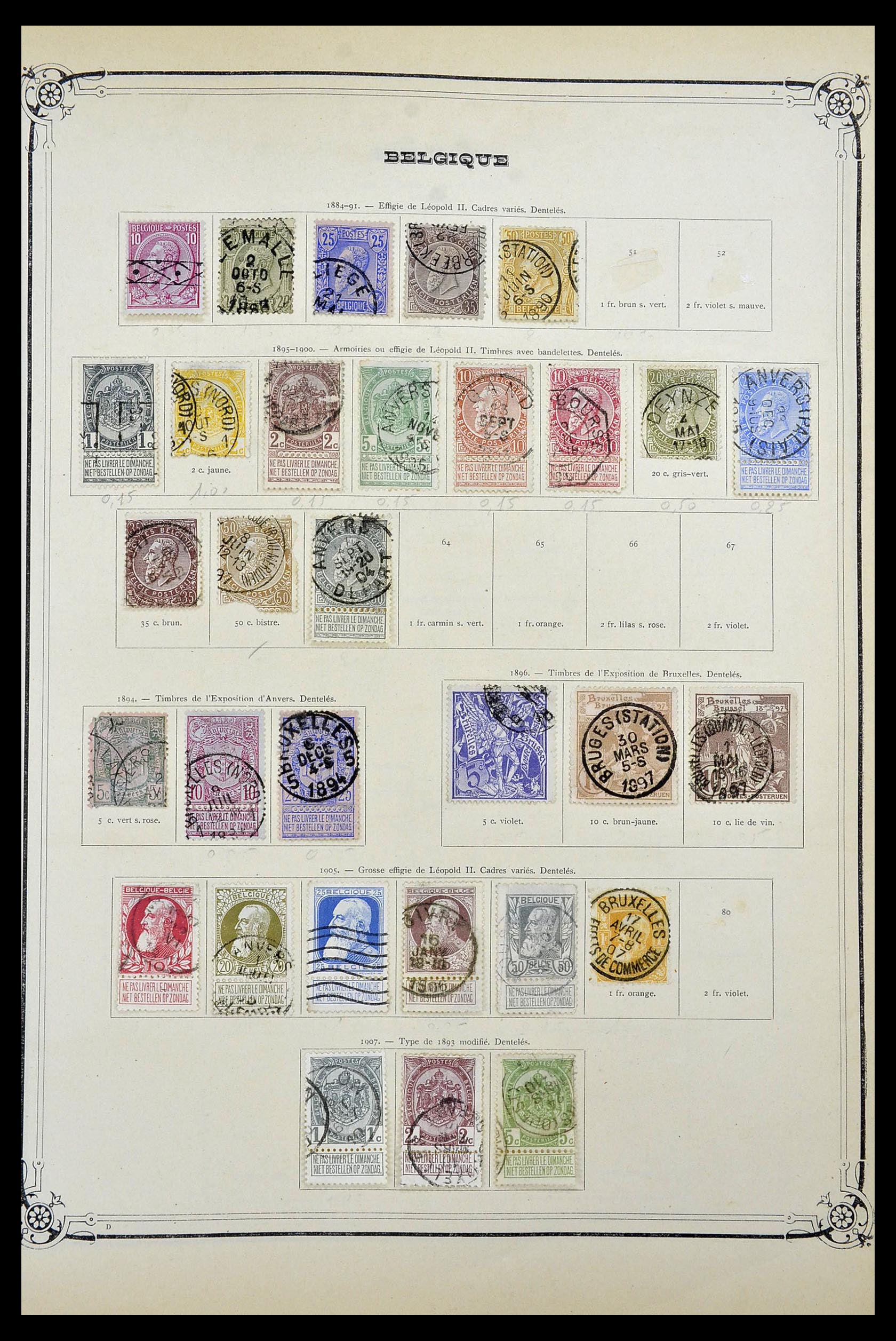 34253 0082 - Stamp collection 34253 World 1841-1935.