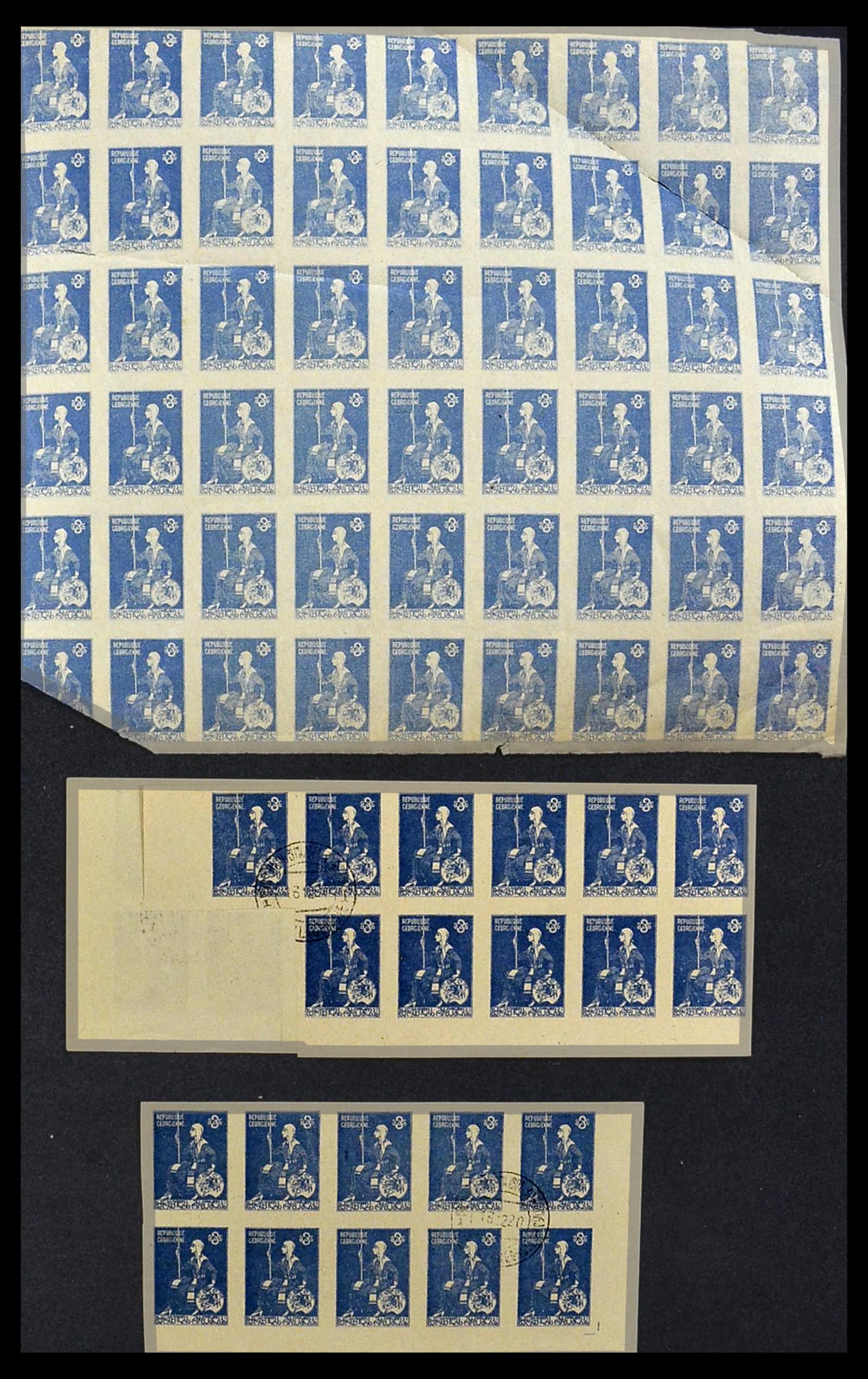 34254 062 - Postzegelverzameling 34254 Georgië 1919.