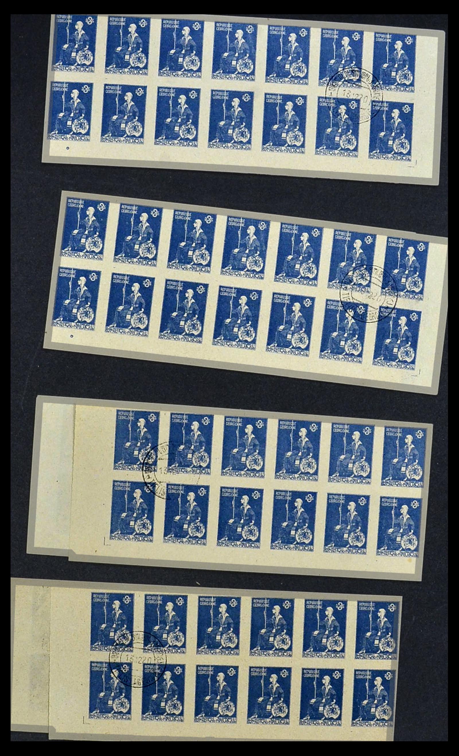 34254 074 - Postzegelverzameling 34254 Georgië 1919.