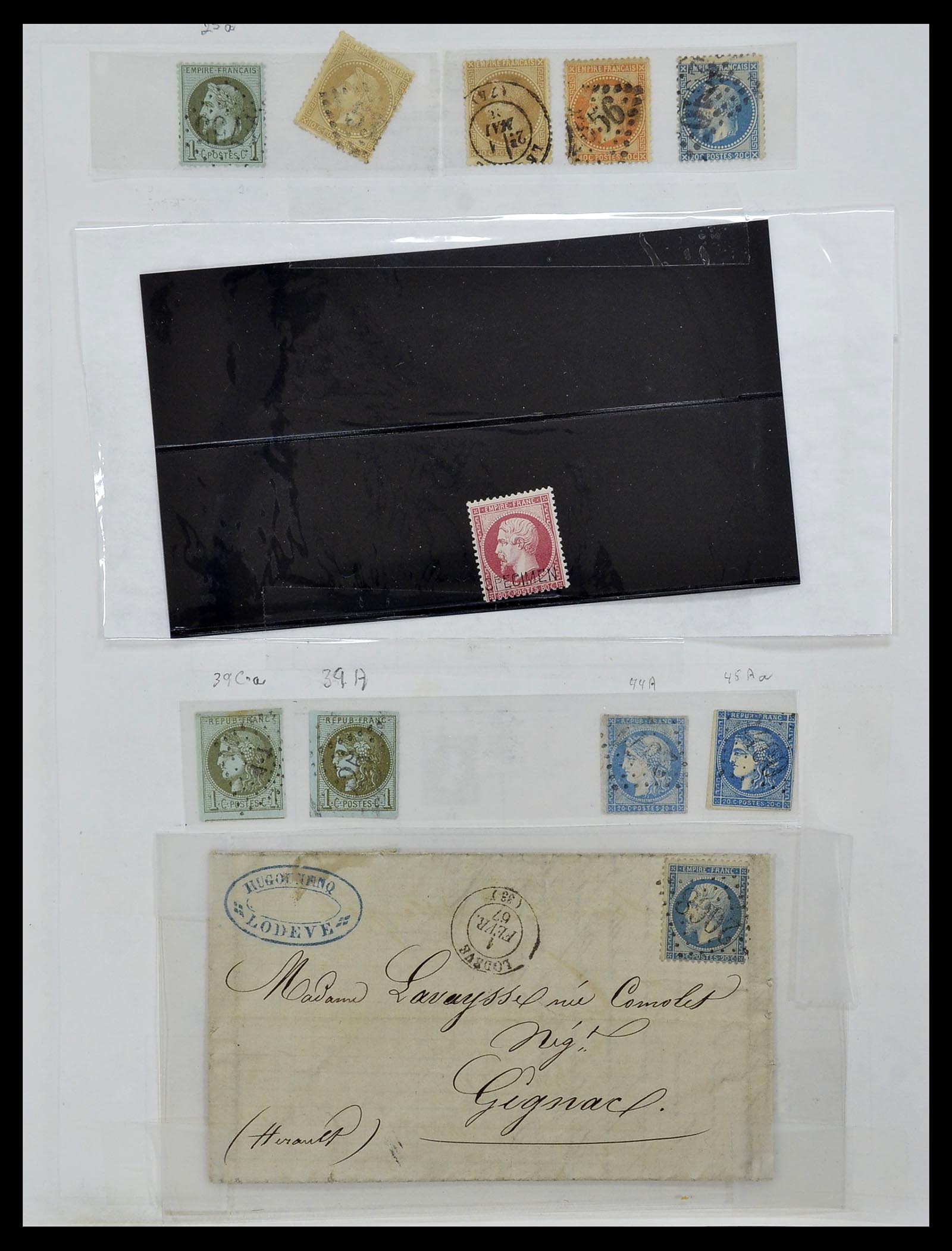 34255 002 - Postzegelverzameling 34255 Frankrijk 1849-2008.