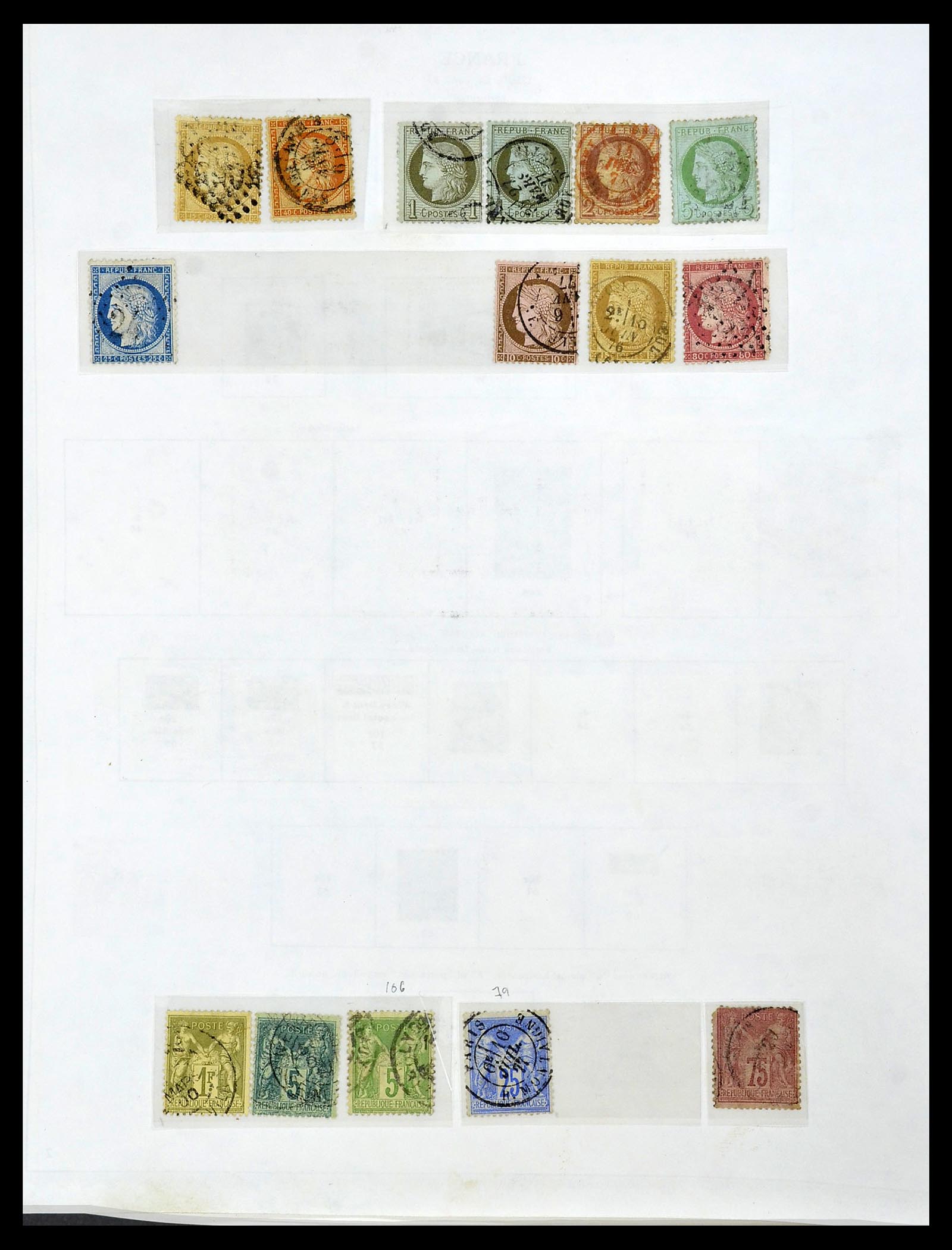 34255 004 - Postzegelverzameling 34255 Frankrijk 1849-2008.