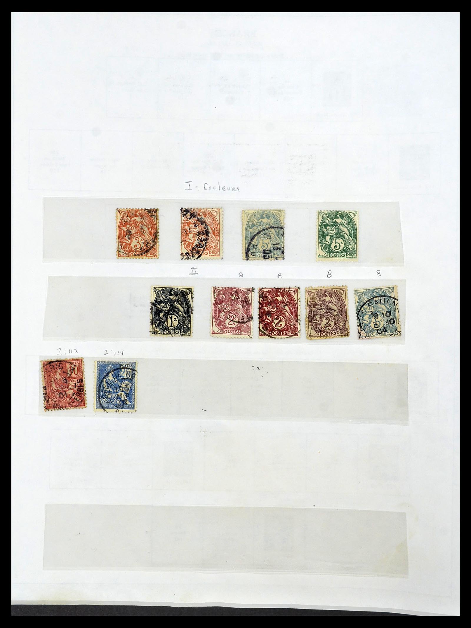 34255 008 - Postzegelverzameling 34255 Frankrijk 1849-2008.