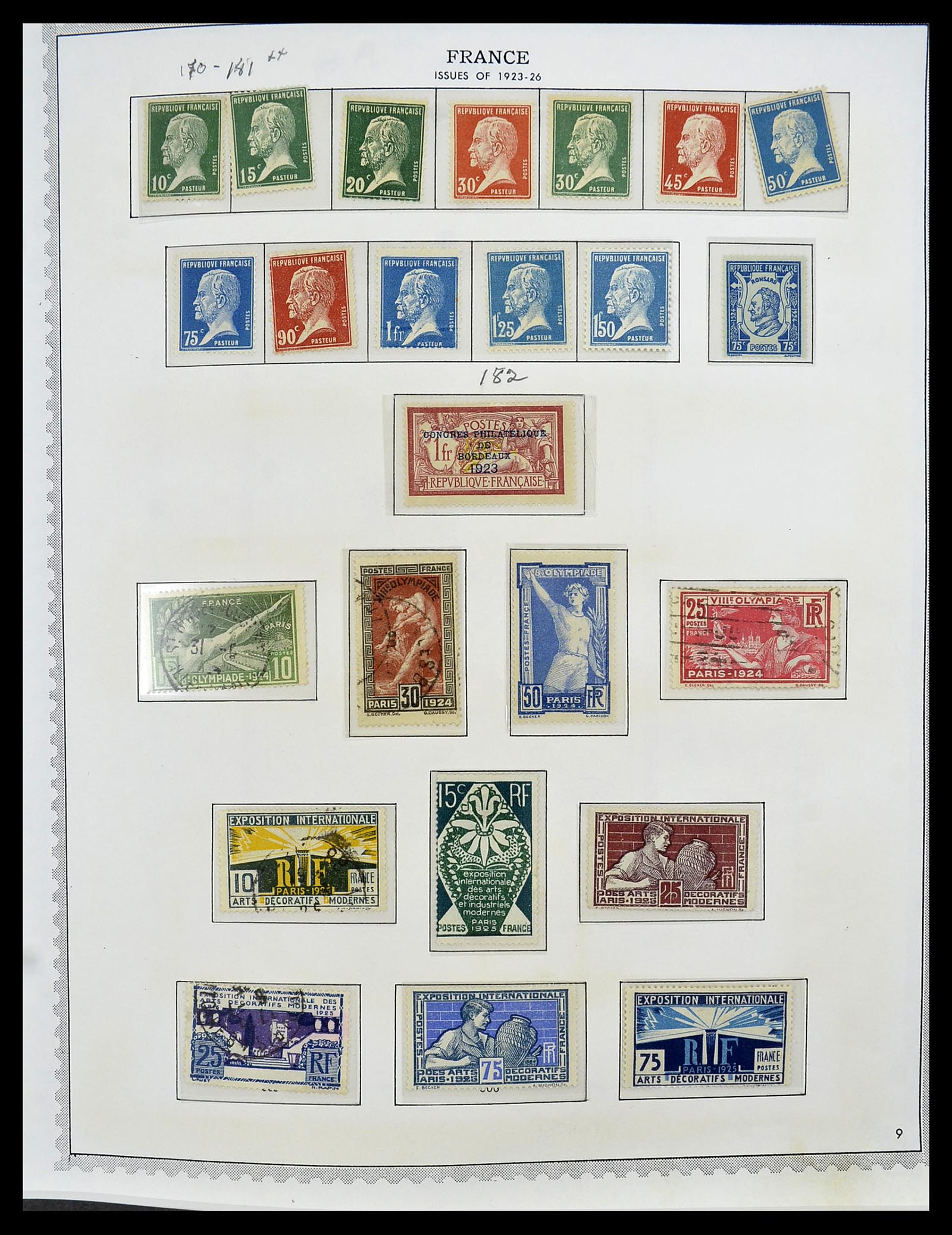 34255 017 - Postzegelverzameling 34255 Frankrijk 1849-2008.