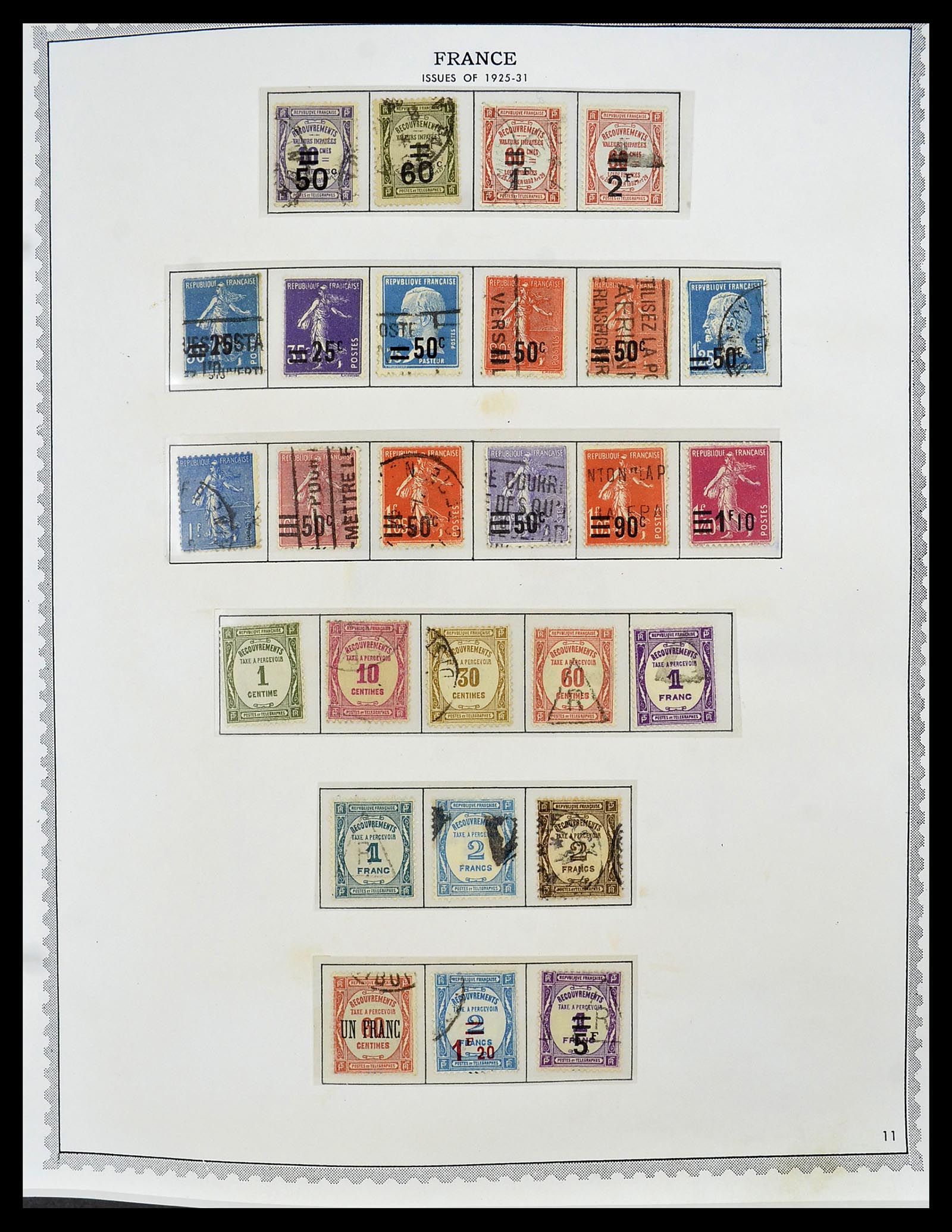 34255 020 - Postzegelverzameling 34255 Frankrijk 1849-2008.
