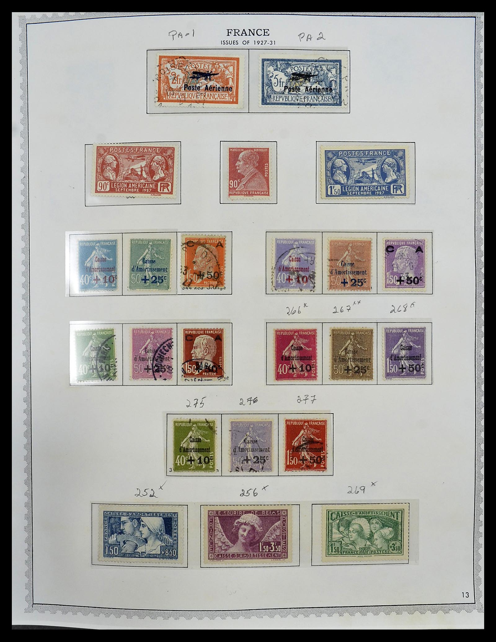 34255 022 - Postzegelverzameling 34255 Frankrijk 1849-2008.