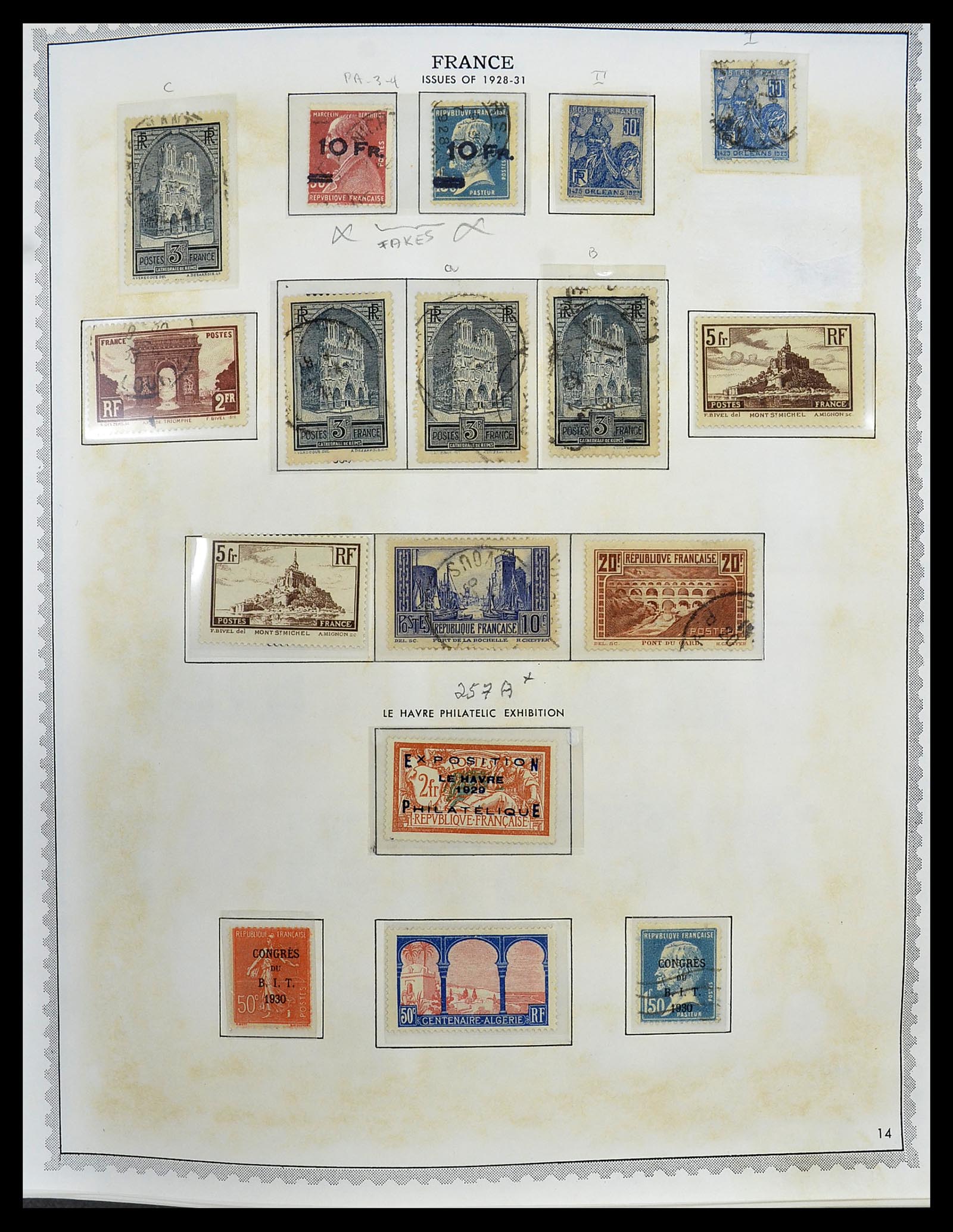 34255 023 - Postzegelverzameling 34255 Frankrijk 1849-2008.