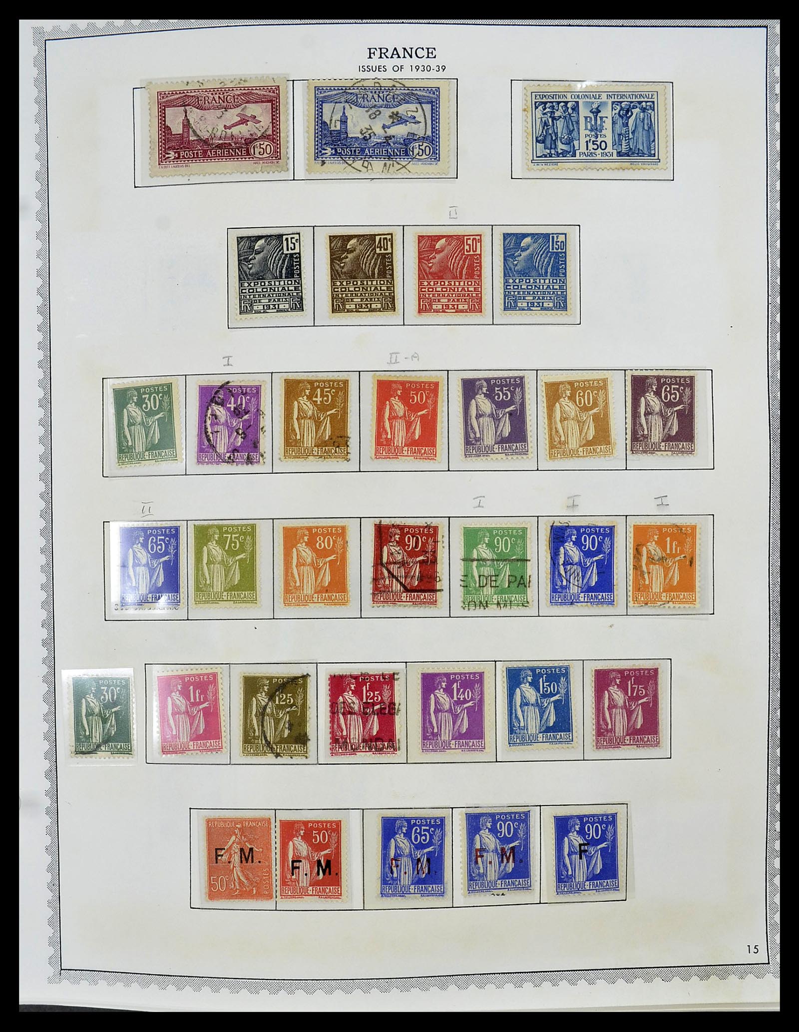 34255 024 - Postzegelverzameling 34255 Frankrijk 1849-2008.