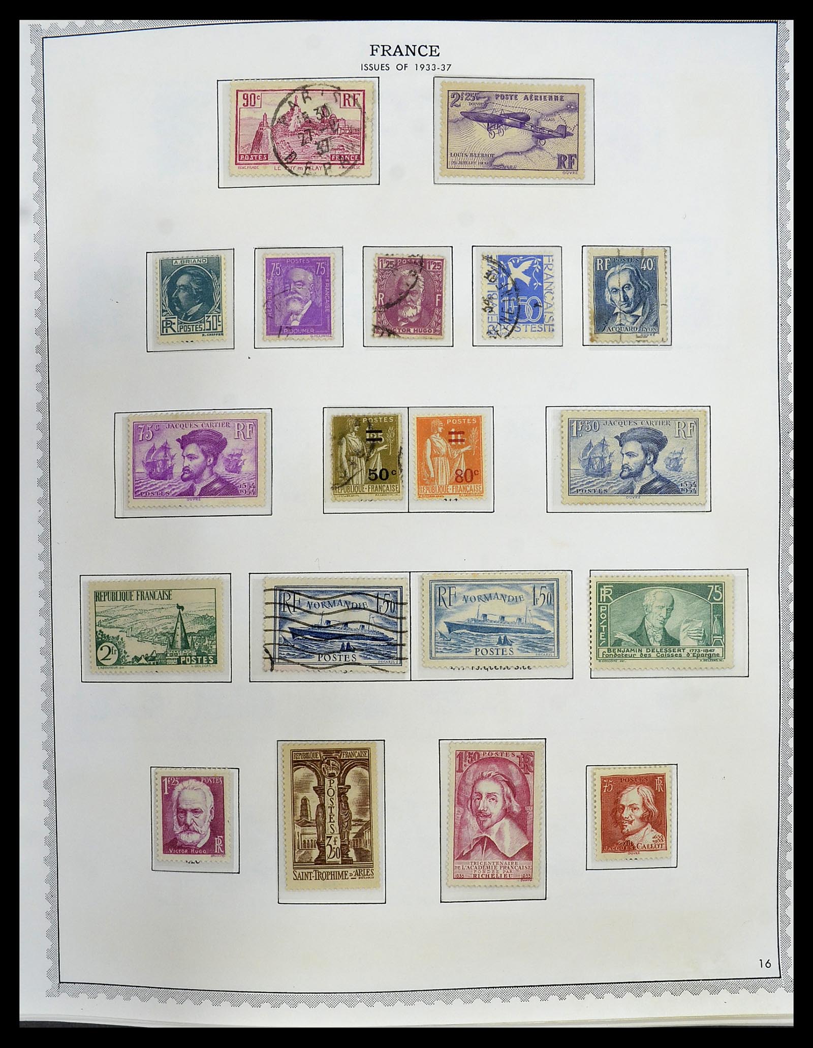 34255 026 - Postzegelverzameling 34255 Frankrijk 1849-2008.