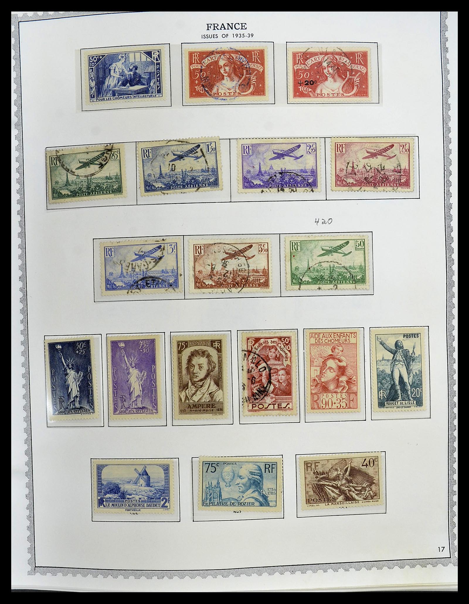 34255 027 - Postzegelverzameling 34255 Frankrijk 1849-2008.