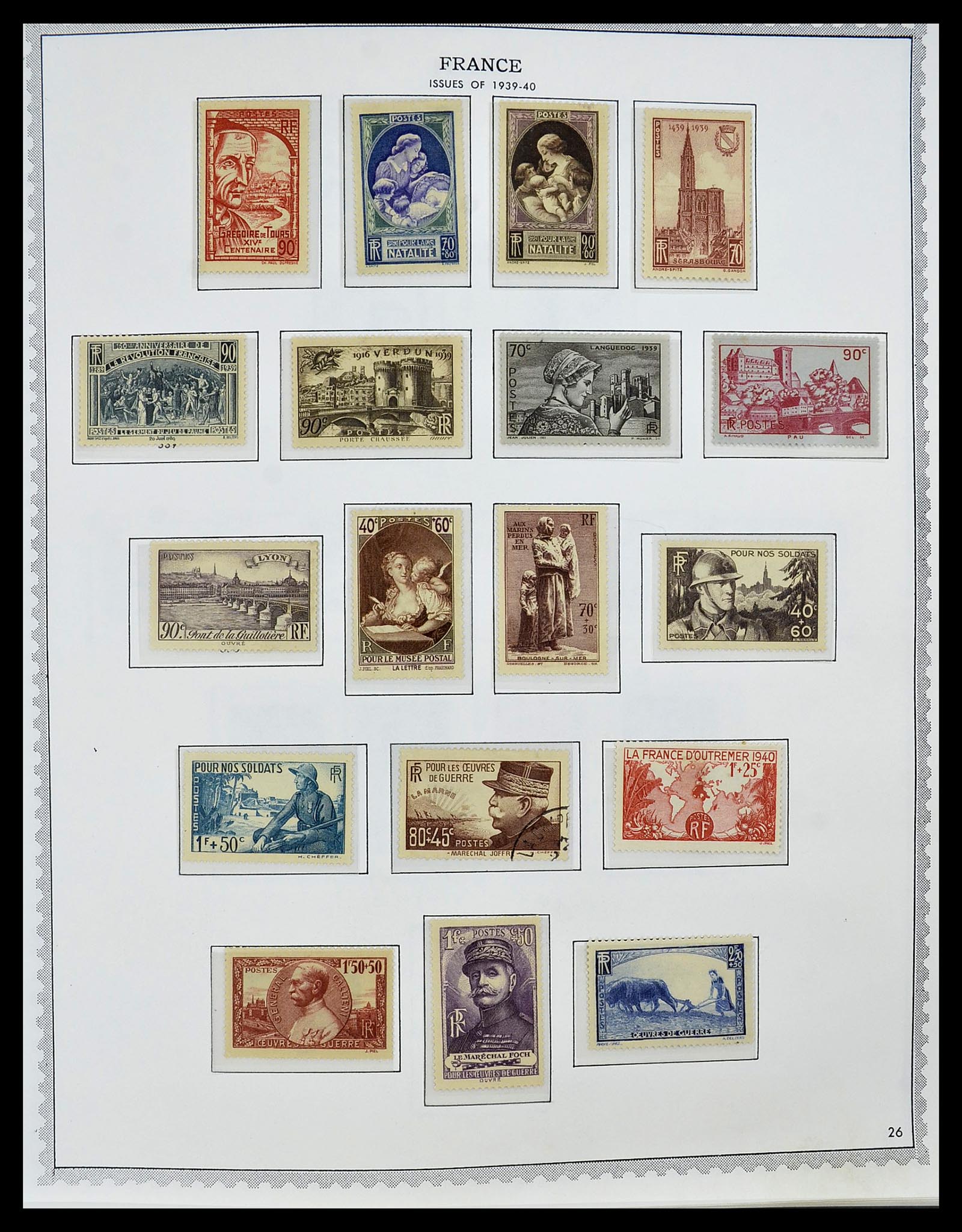 34255 036 - Postzegelverzameling 34255 Frankrijk 1849-2008.