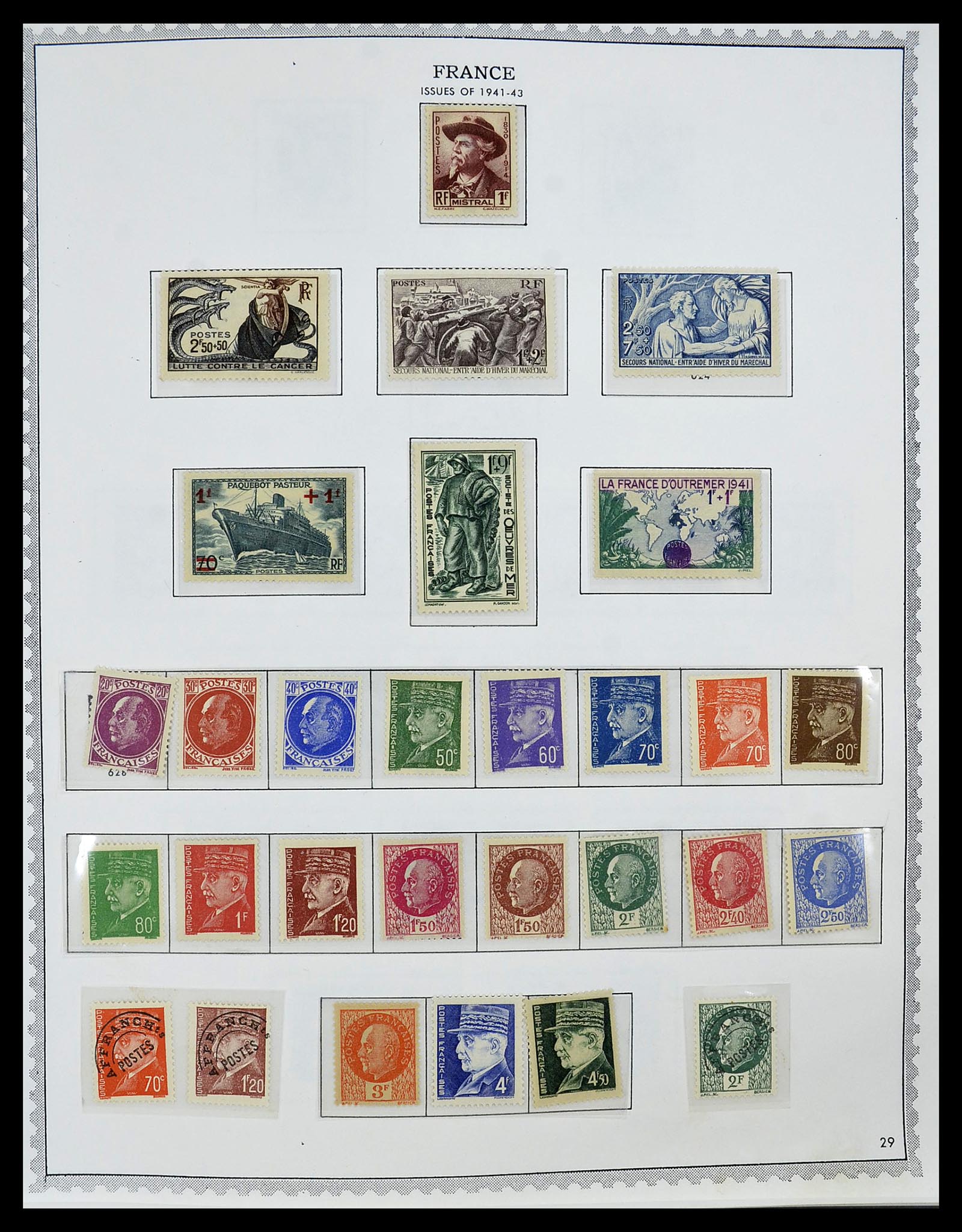 34255 039 - Postzegelverzameling 34255 Frankrijk 1849-2008.