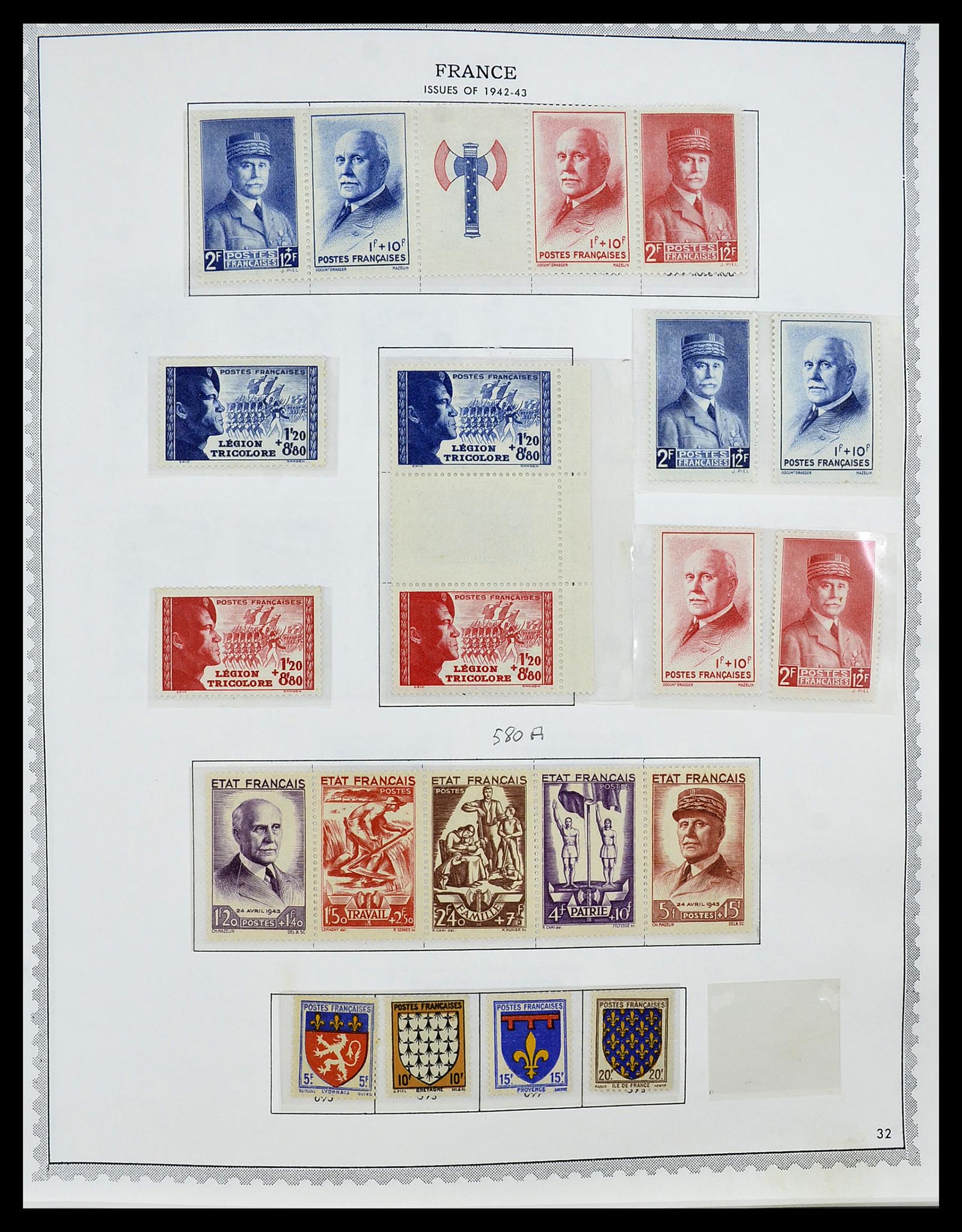 34255 042 - Postzegelverzameling 34255 Frankrijk 1849-2008.