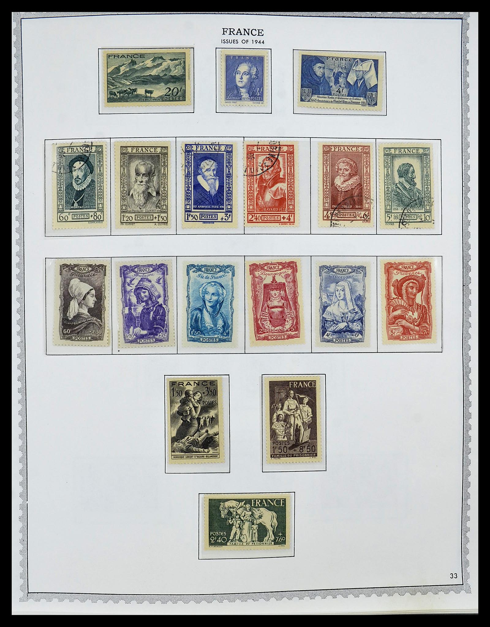 34255 043 - Postzegelverzameling 34255 Frankrijk 1849-2008.