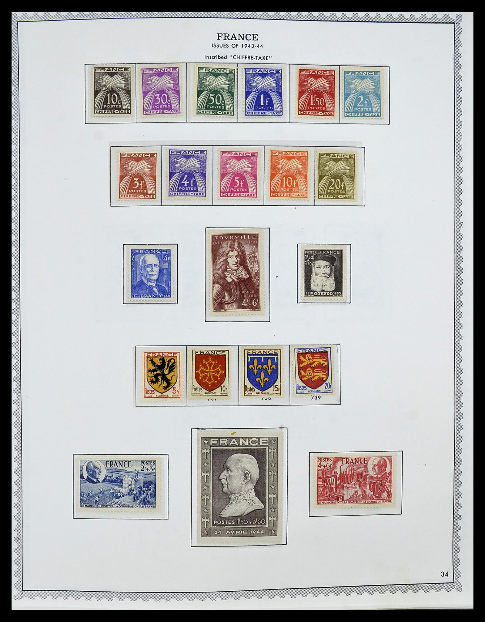 34255 044 - Stamp collection 34255 France 1849-2008.